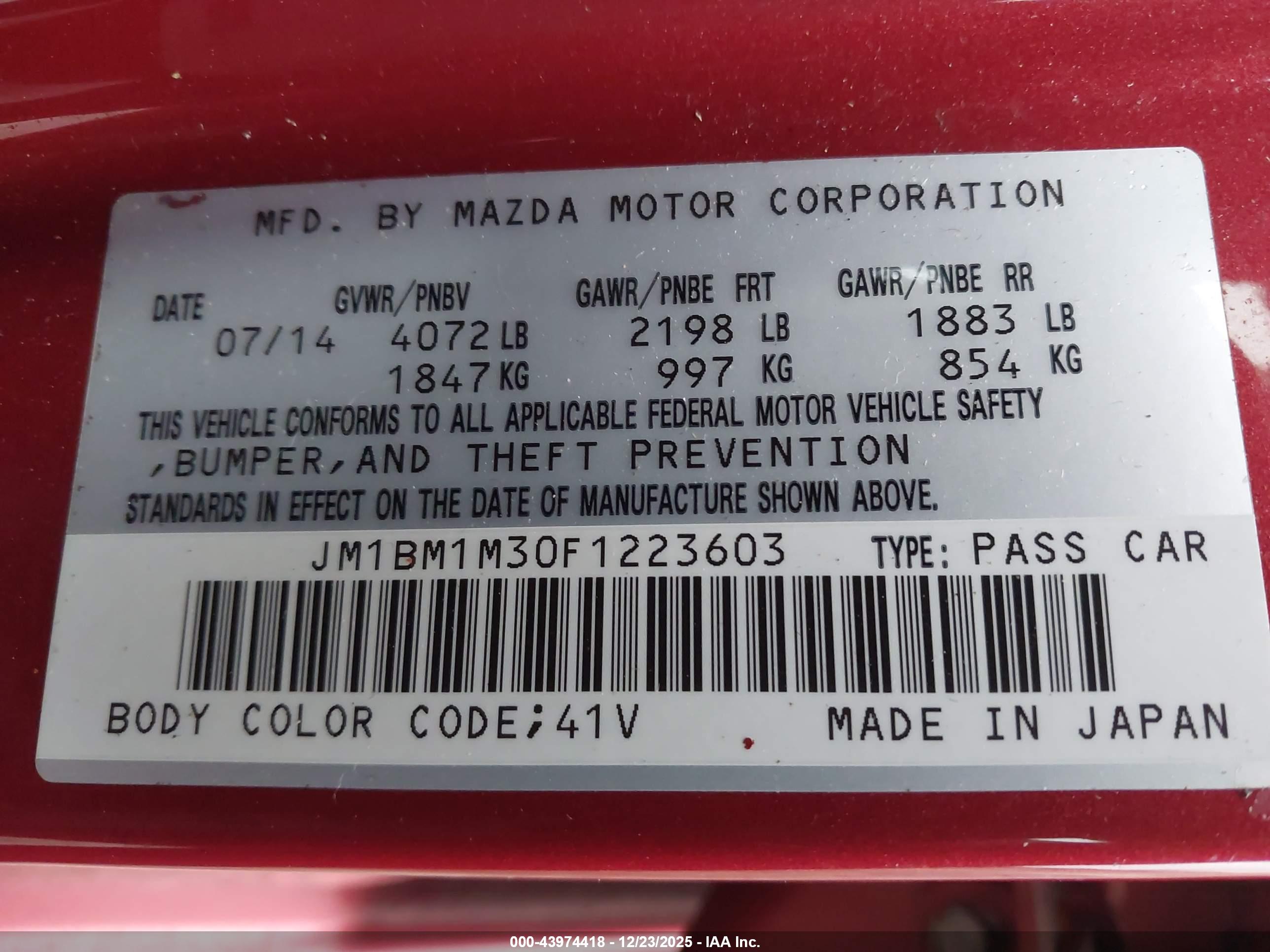 MAZDA MAZDA3 image 9
