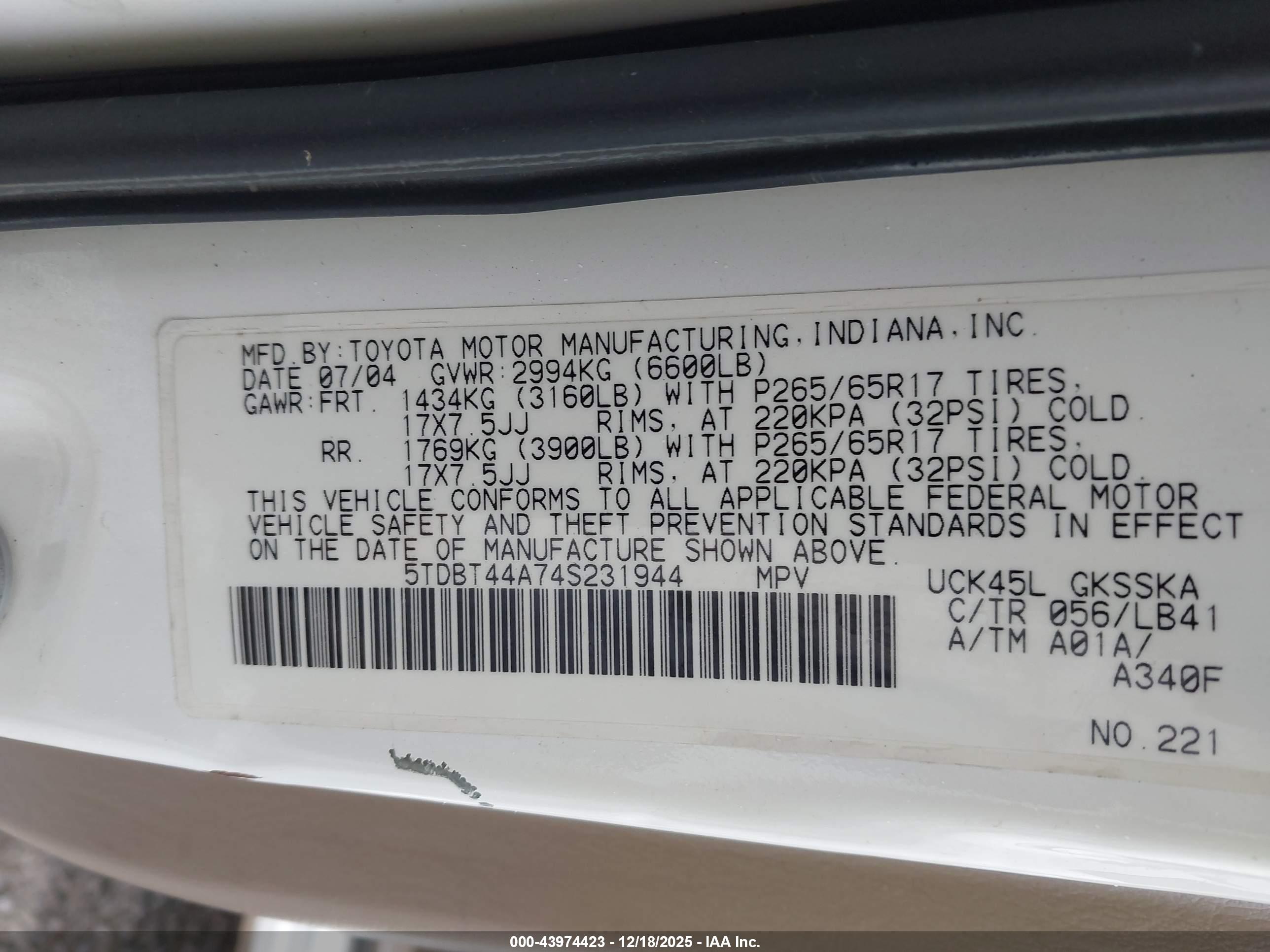 TOYOTA SEQUOIA image 9