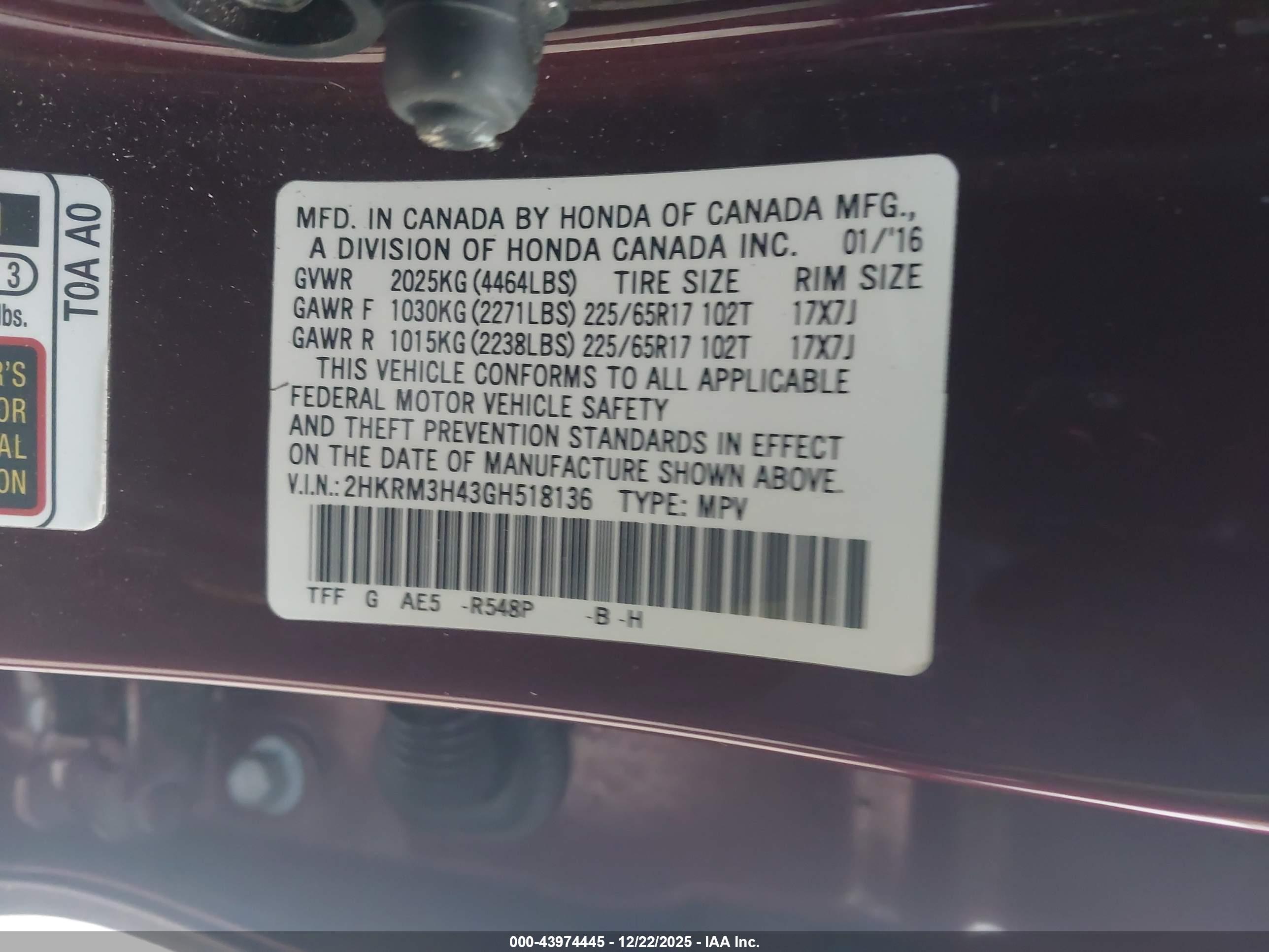 HONDA CR-V image 9