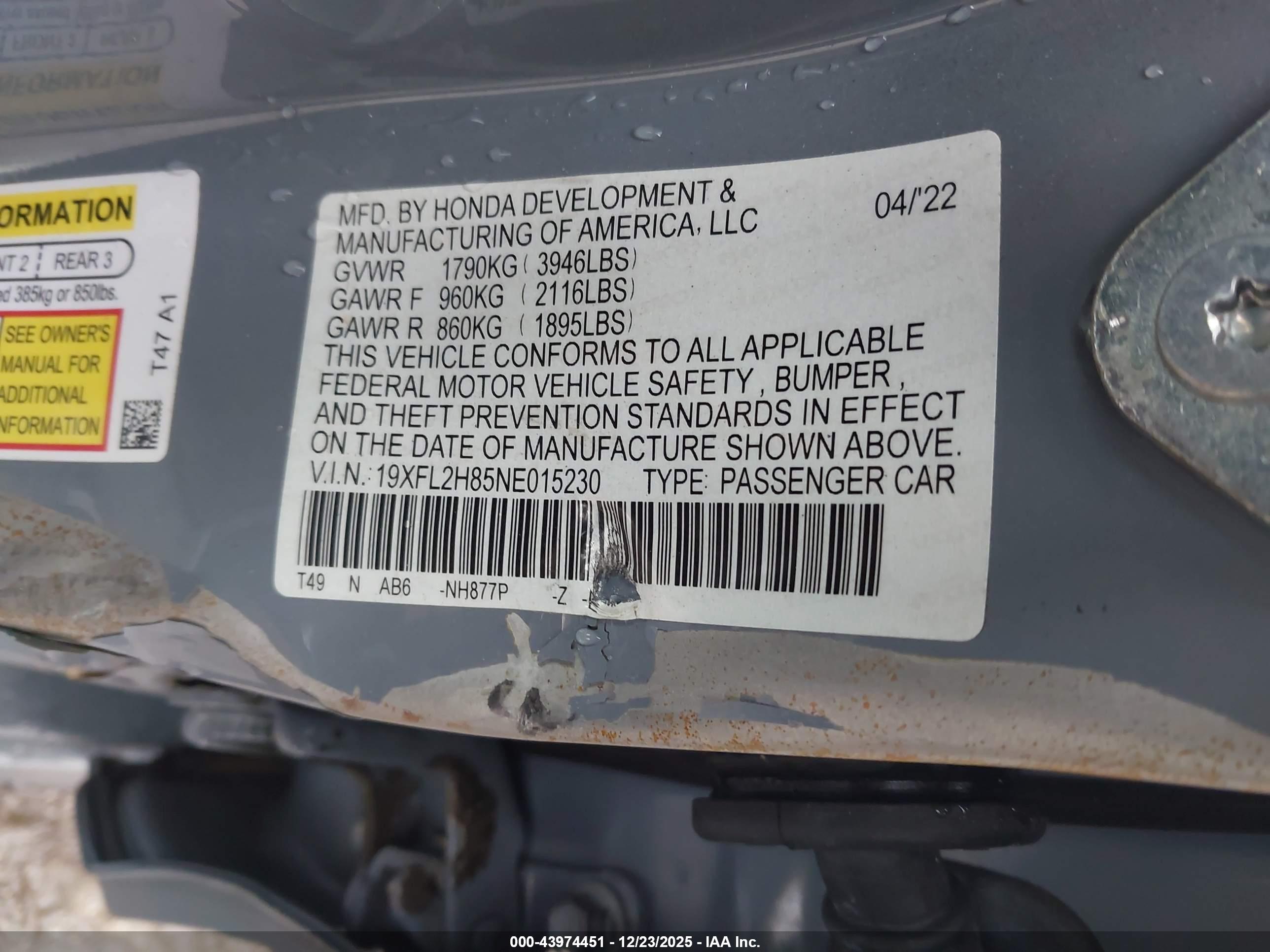 HONDA CIVIC image 9