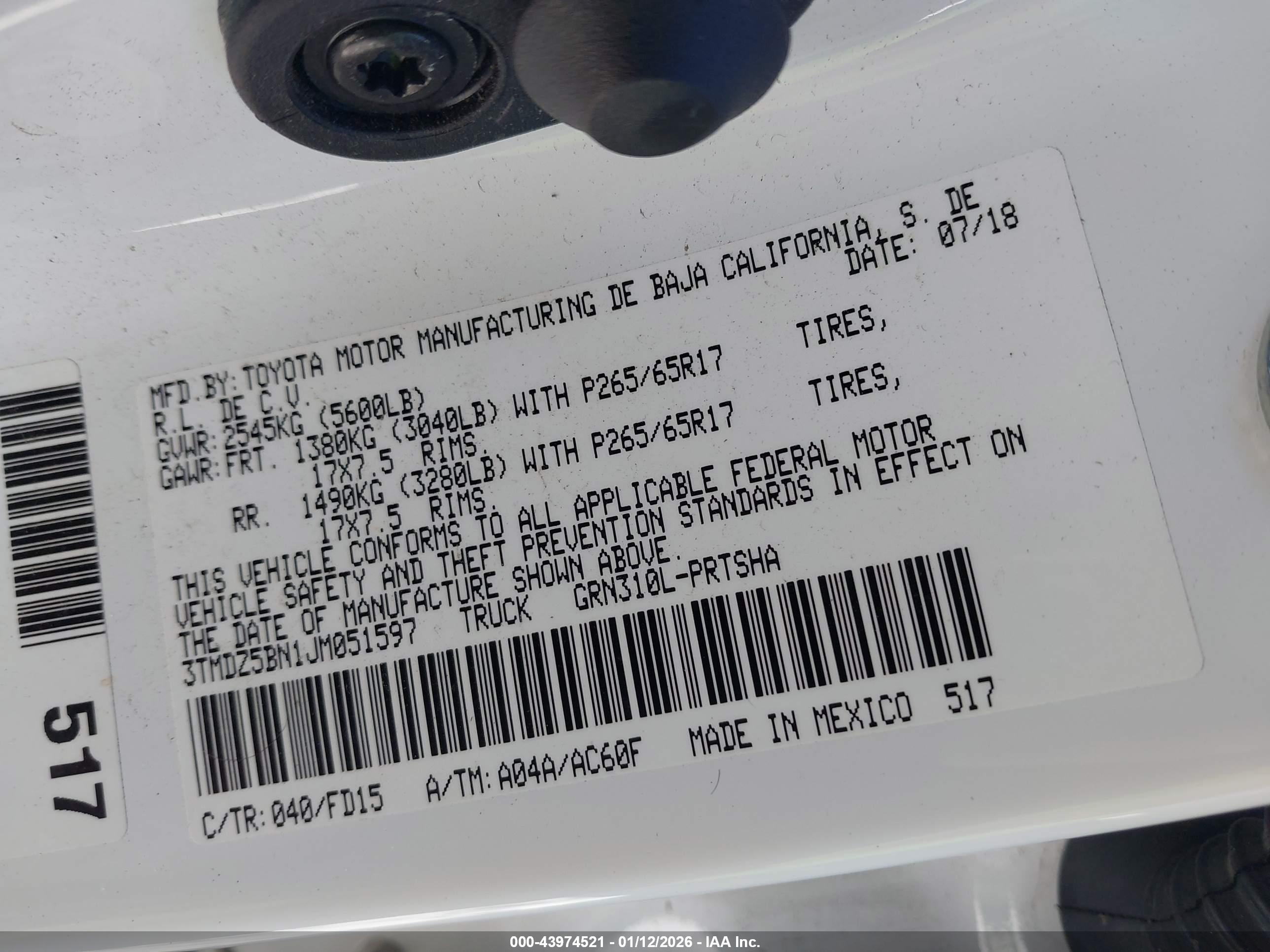 TOYOTA TACOMA image 9