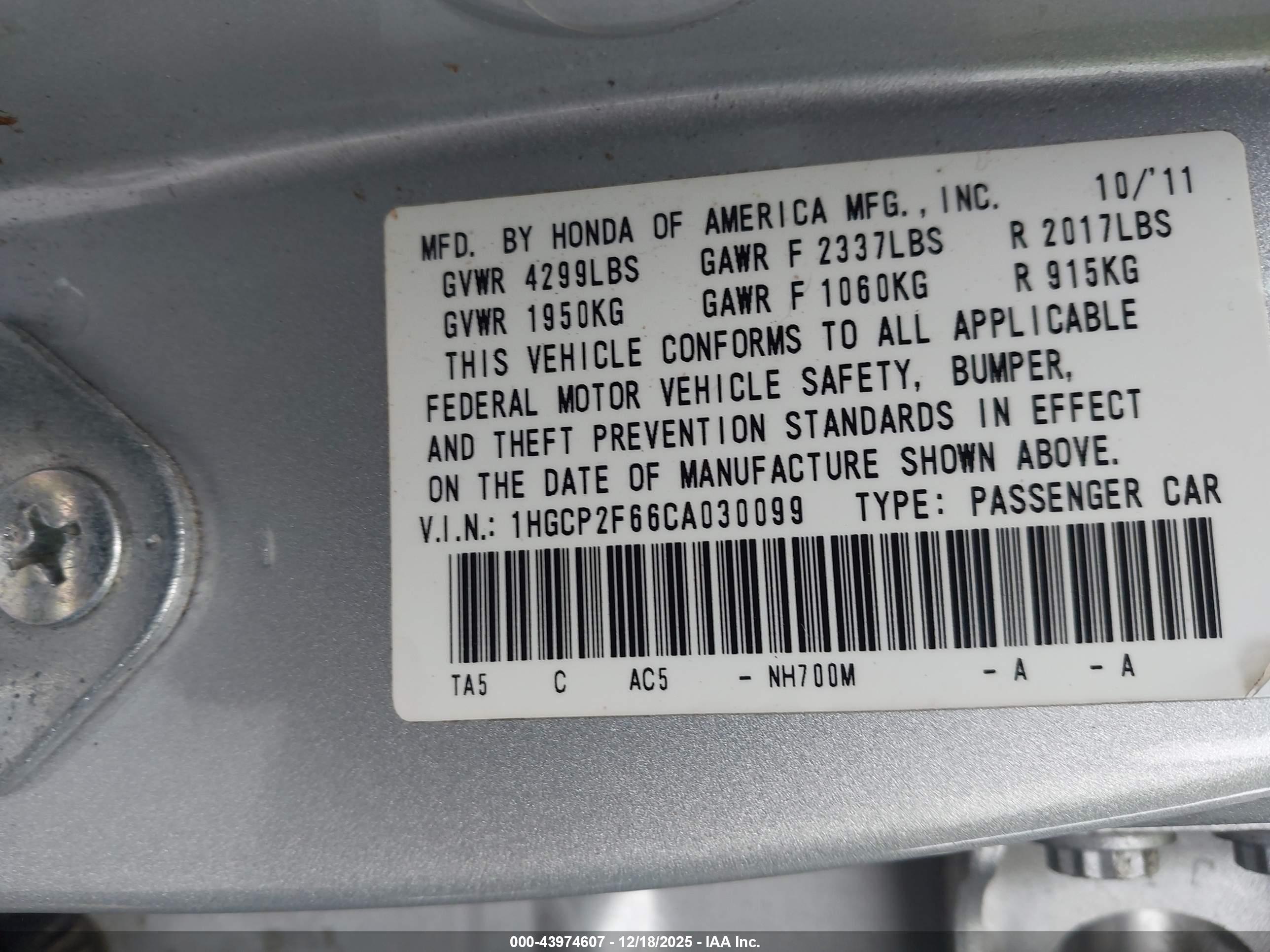 HONDA ACCORD image 9