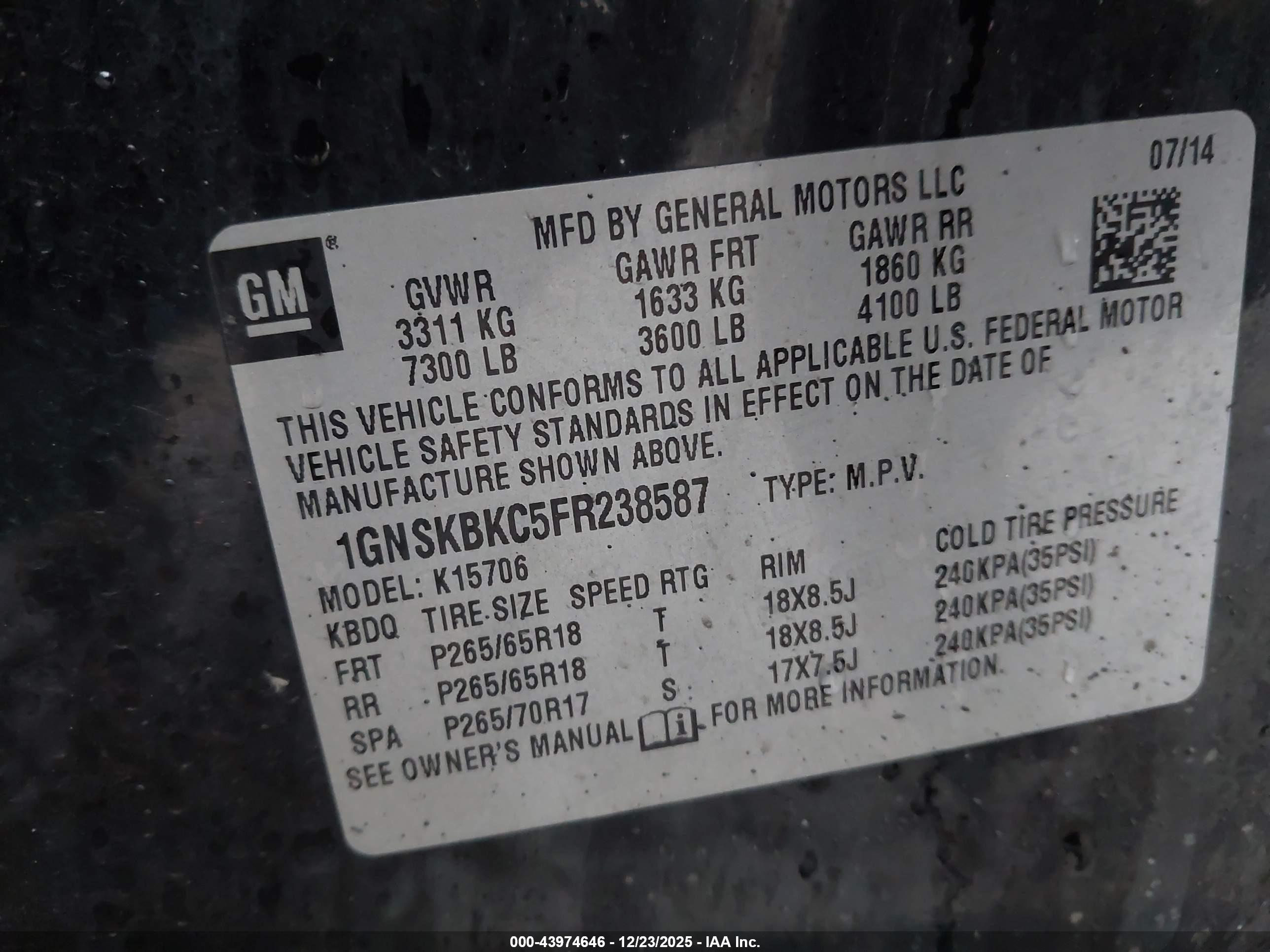 CHEVROLET TAHOE image 9