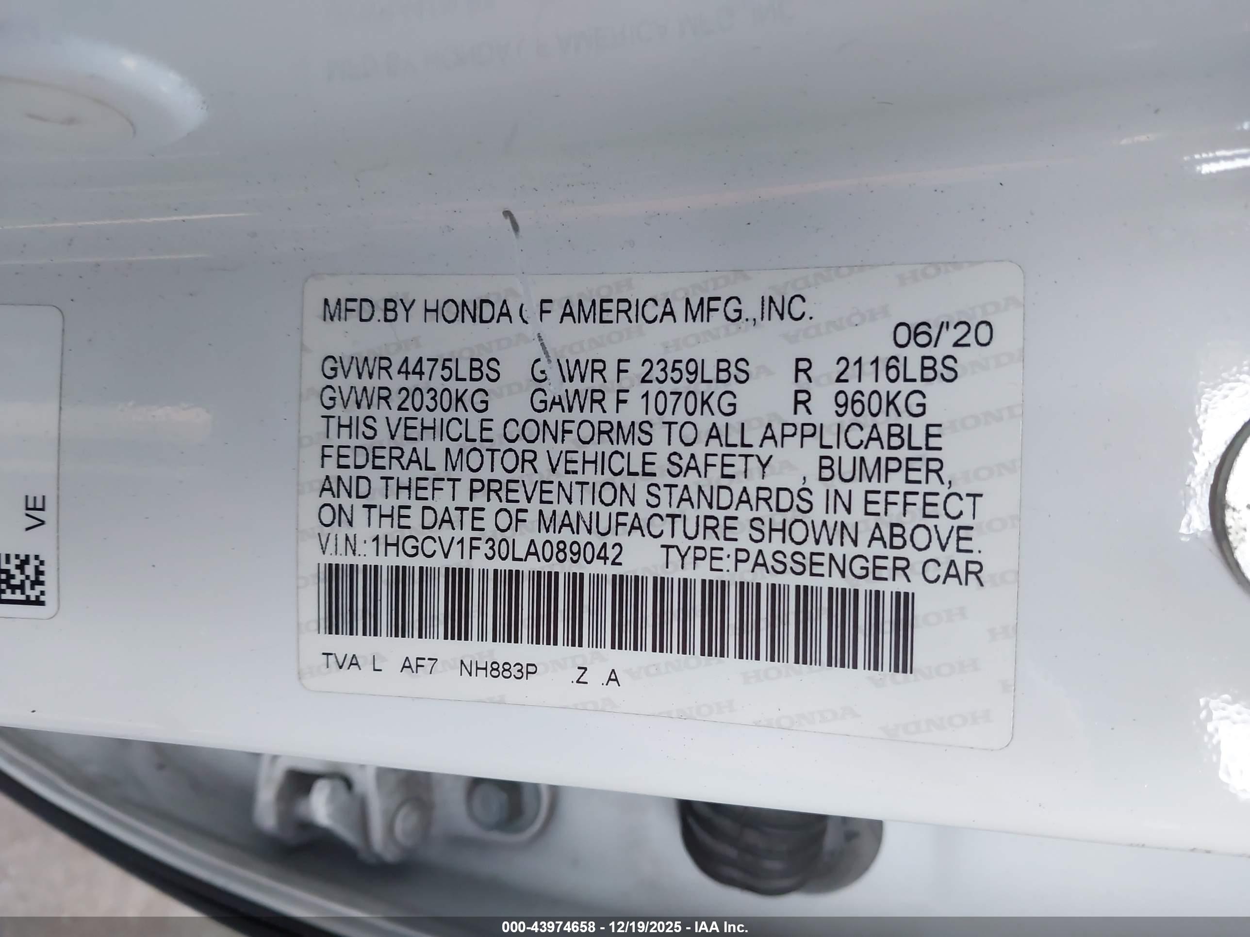HONDA ACCORD image 9