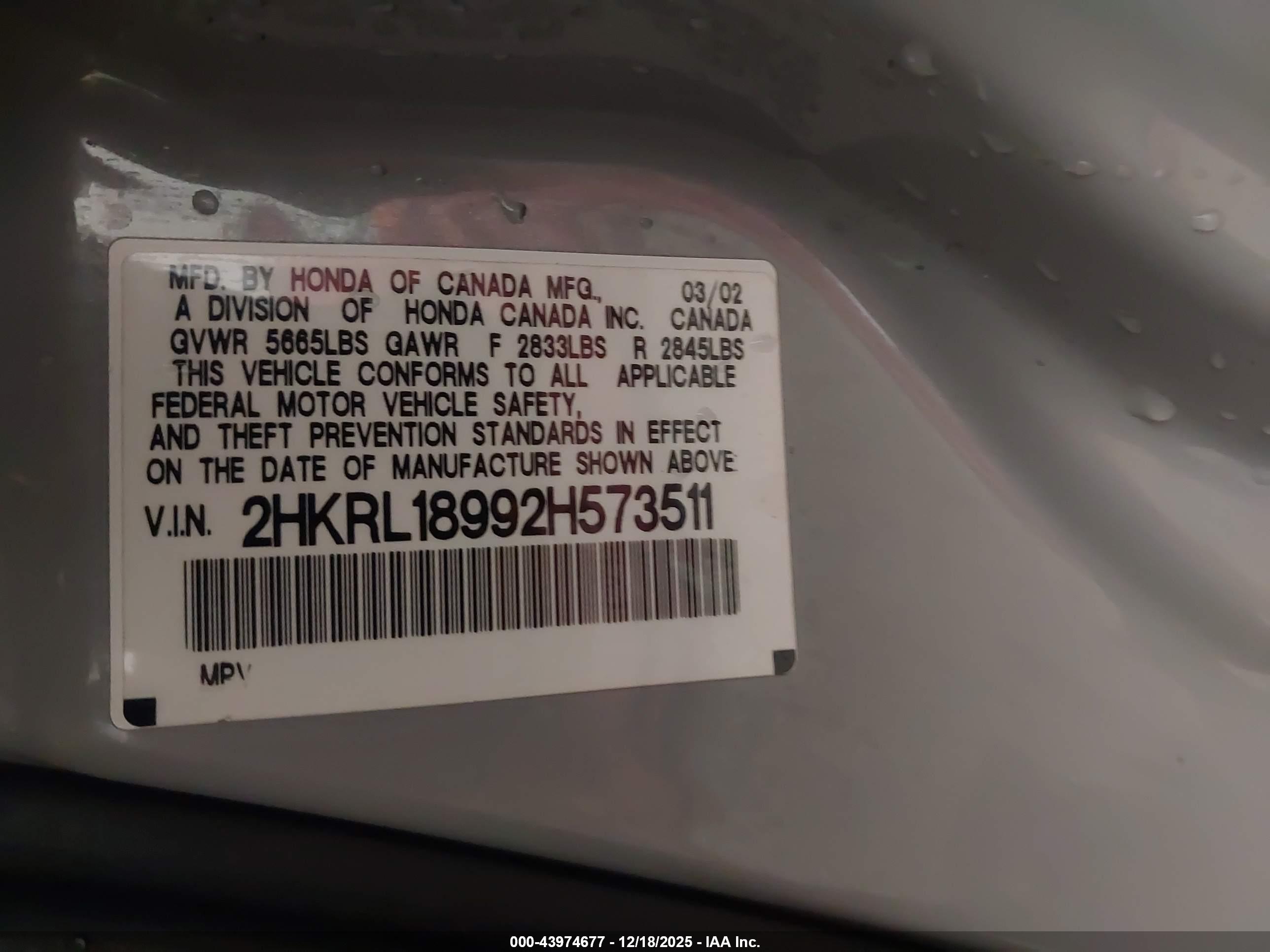HONDA ODYSSEY image 9
