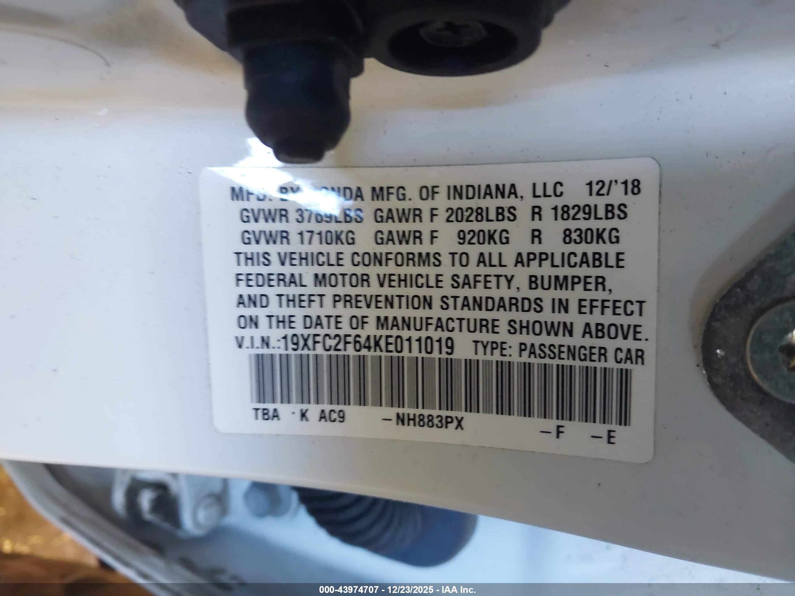 HONDA CIVIC image 9