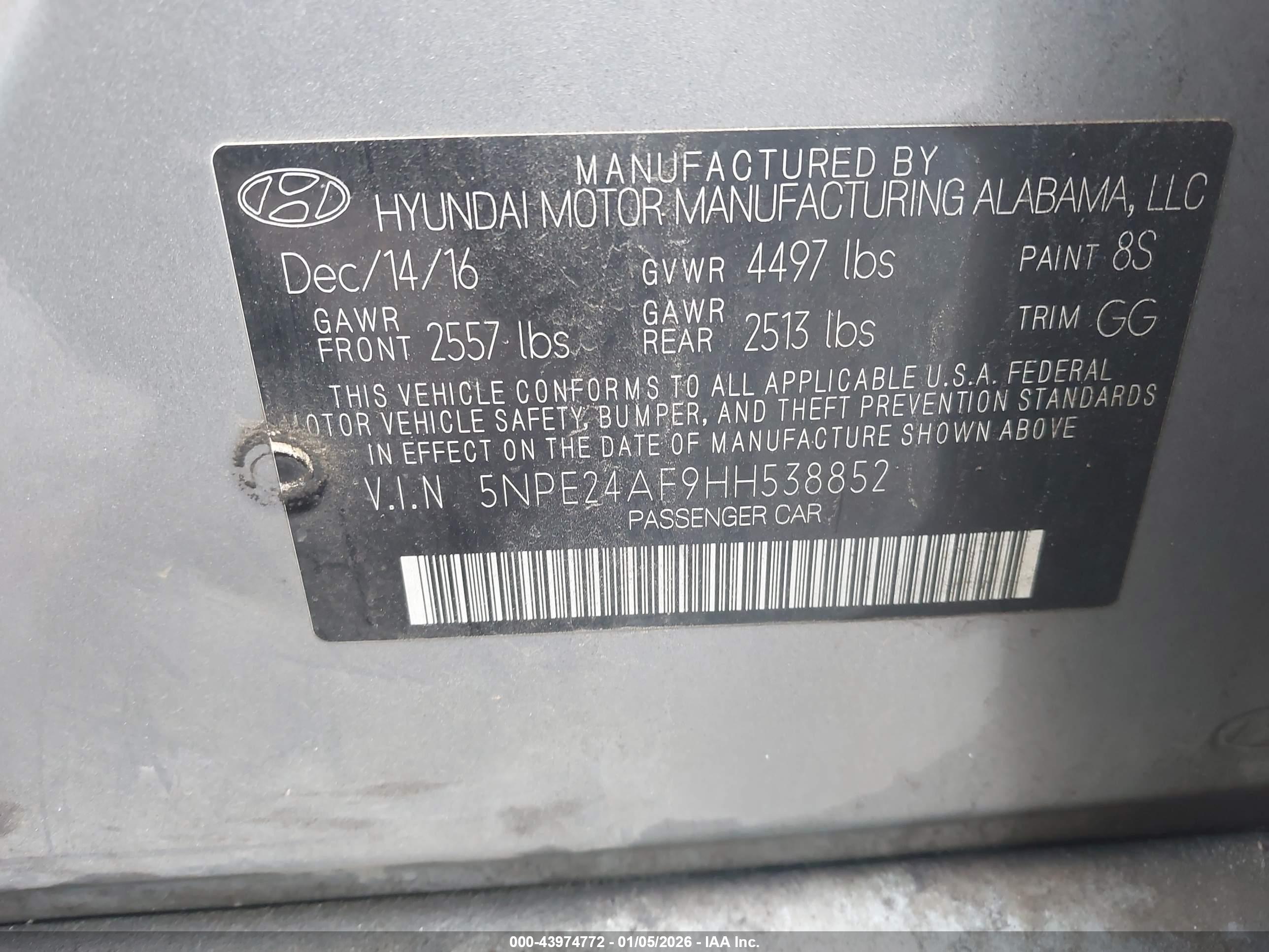 HYUNDAI SONATA image 9