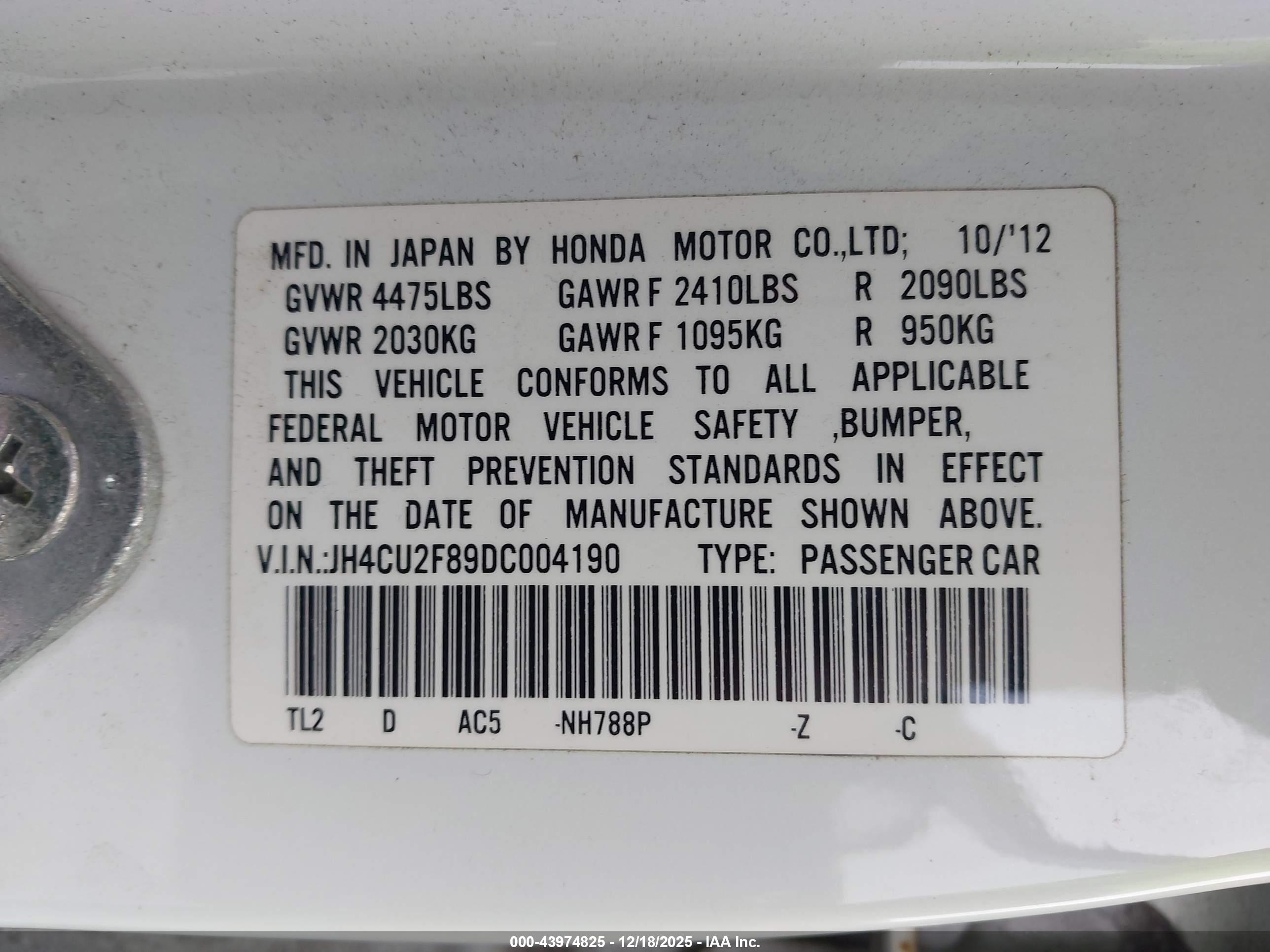 ACURA TSX image 9