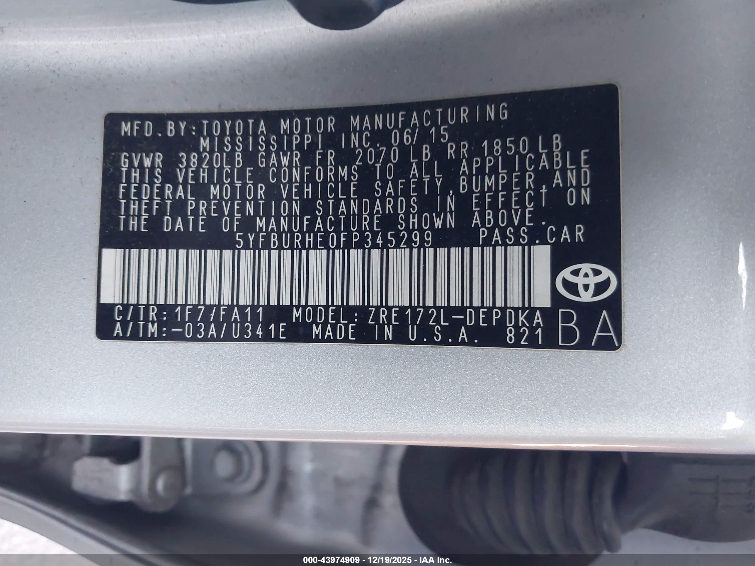 TOYOTA COROLLA image 9