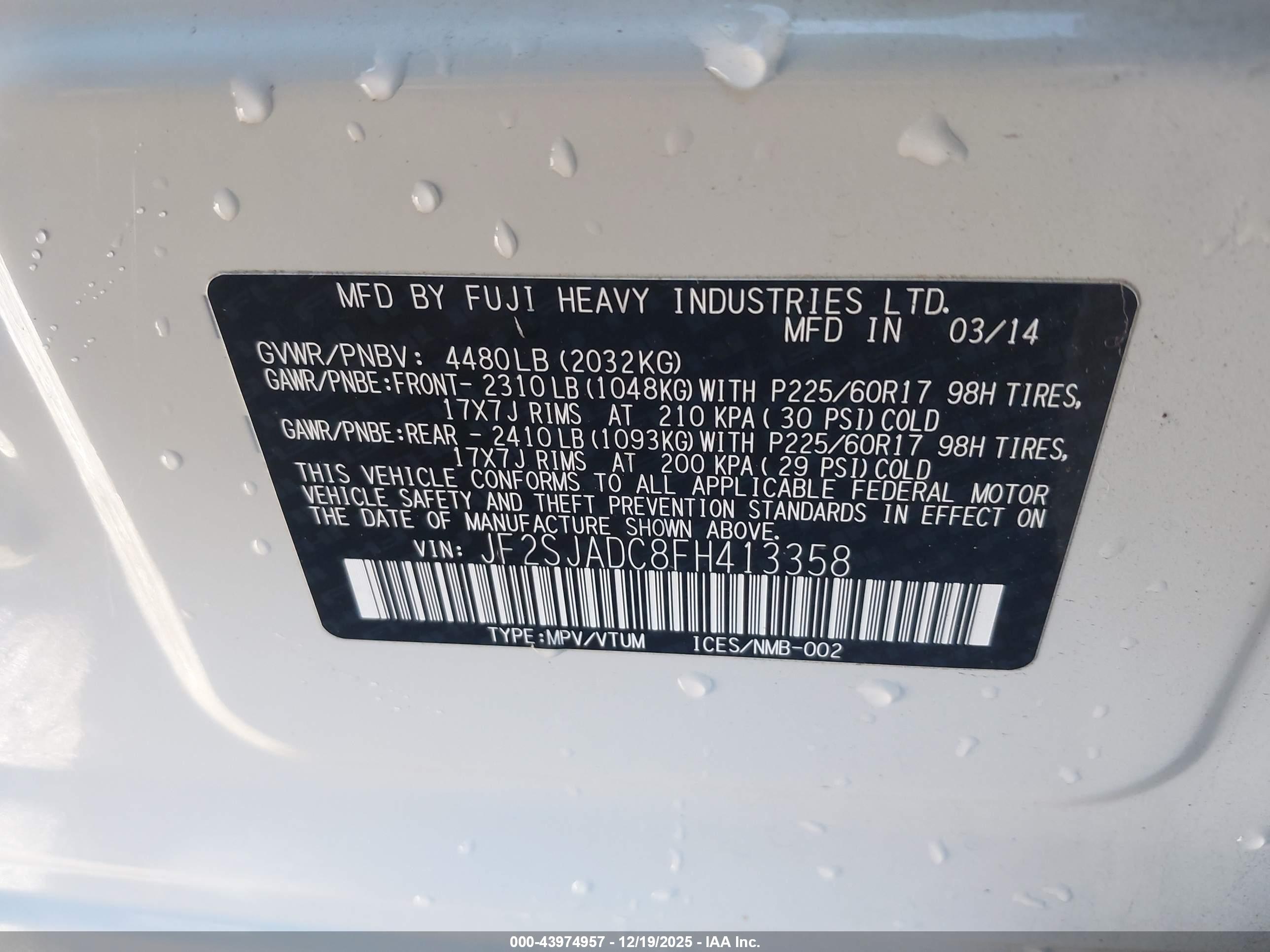 SUBARU FORESTER image 9