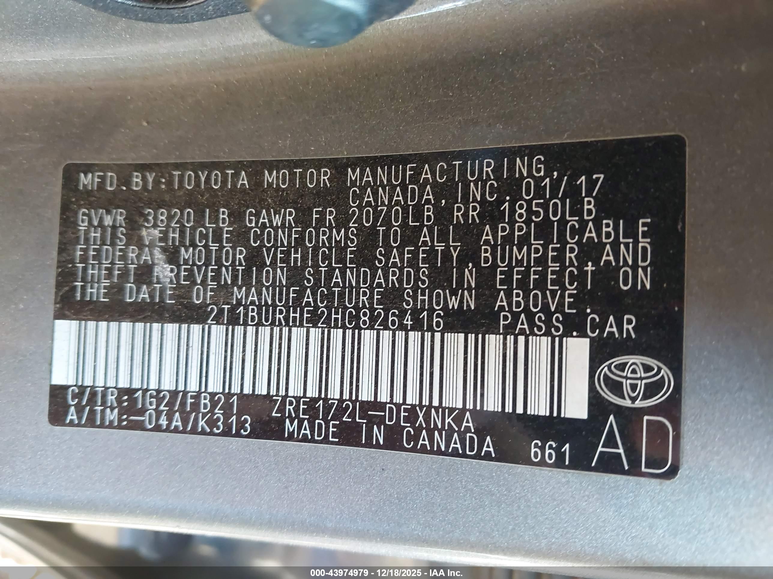 TOYOTA COROLLA image 9