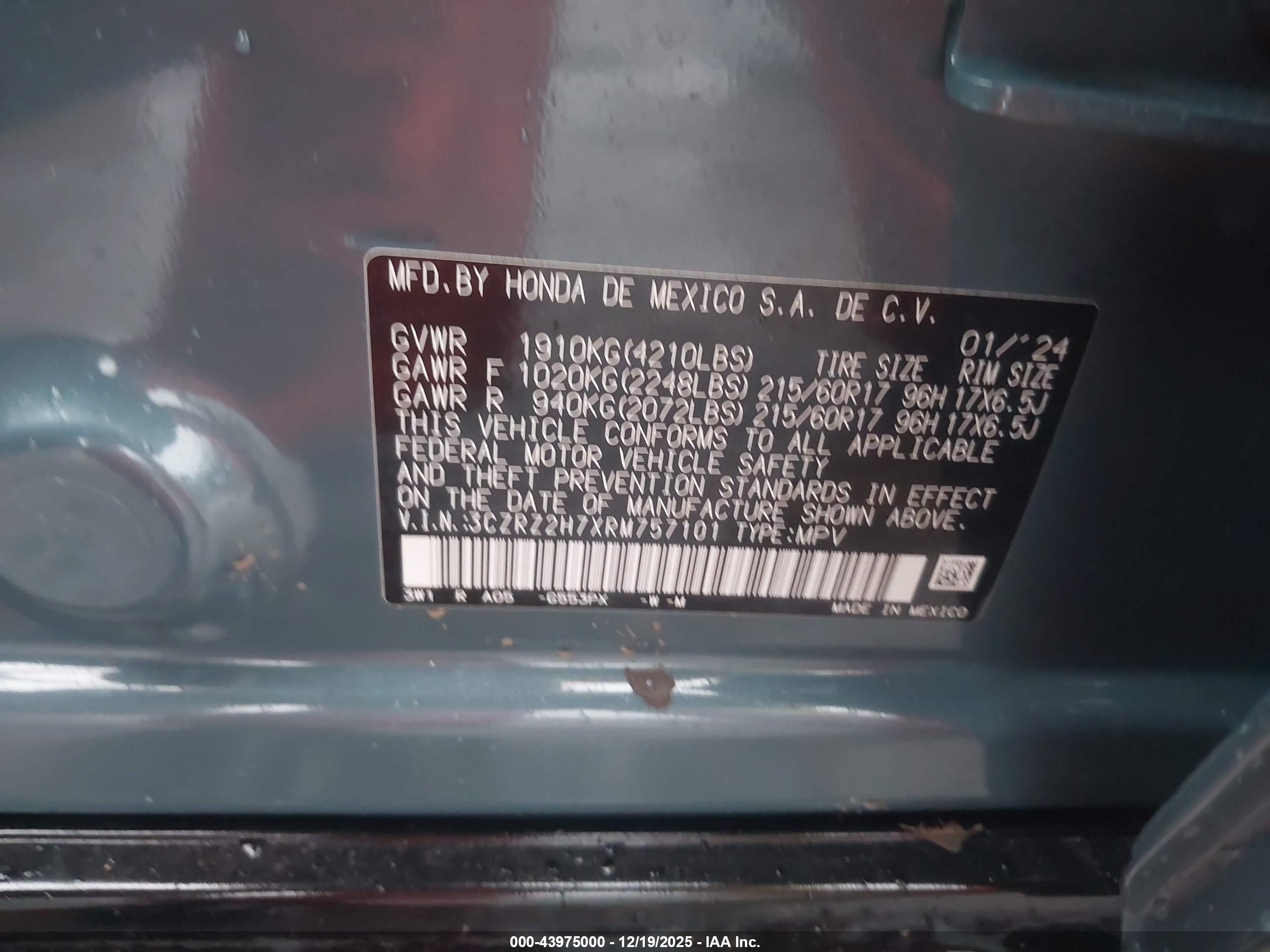 HONDA HR-V image 9