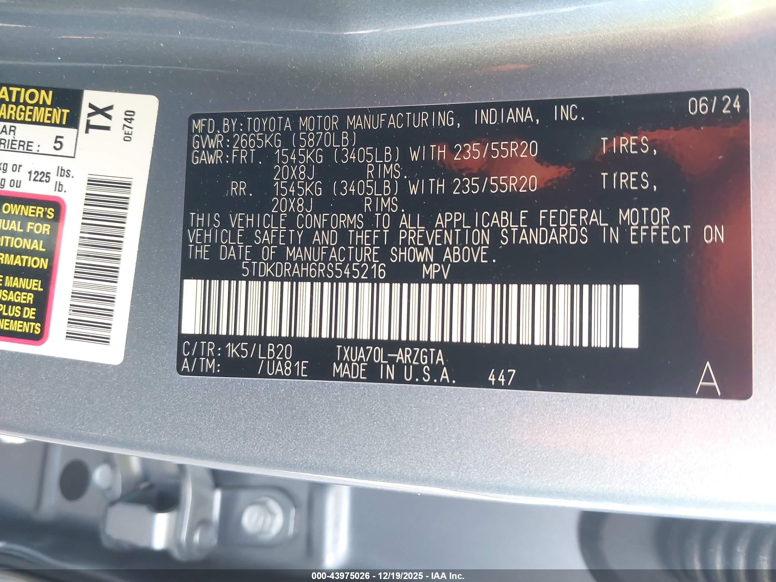 TOYOTA HIGHLANDER image 9