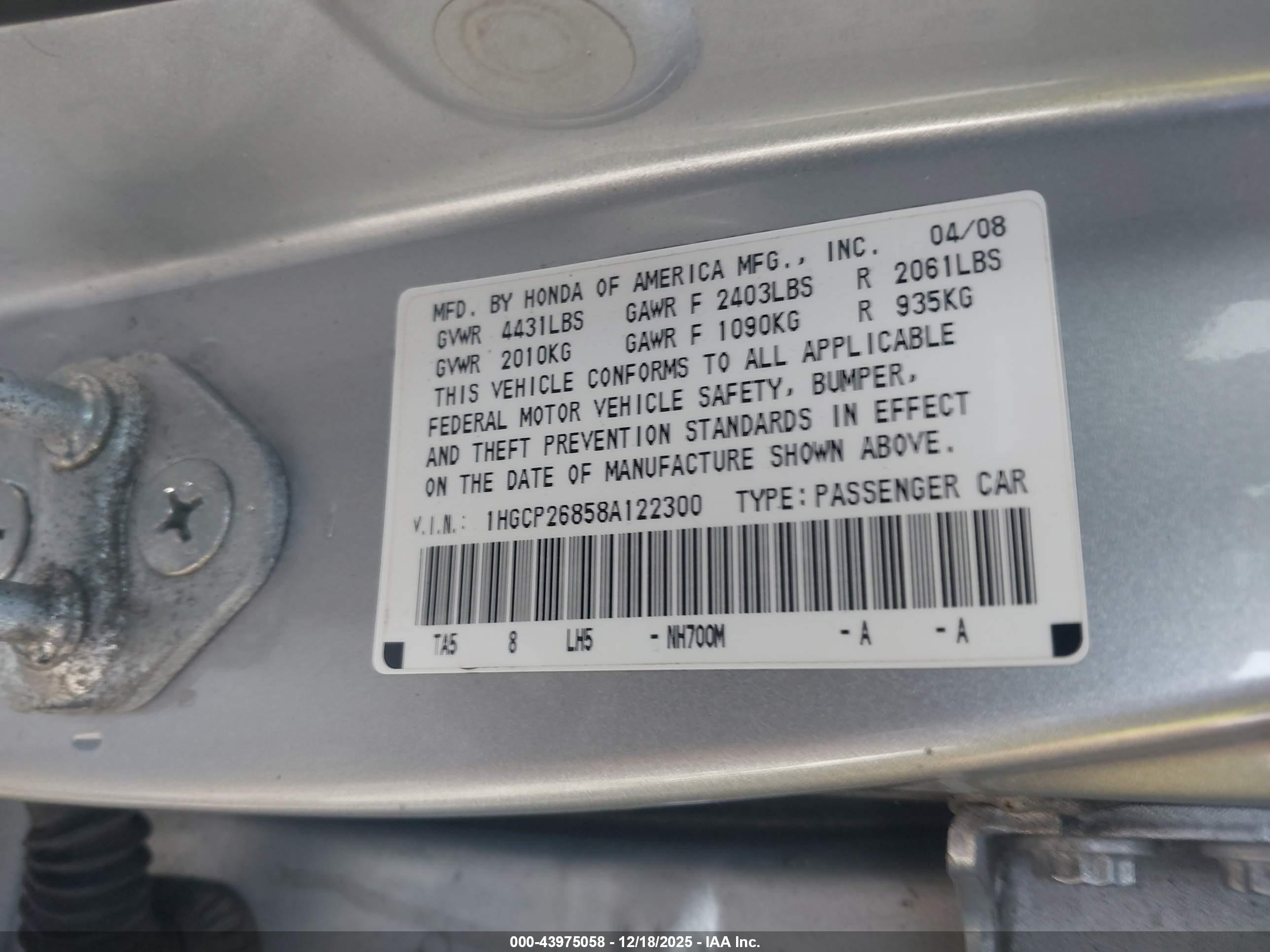 HONDA ACCORD image 9