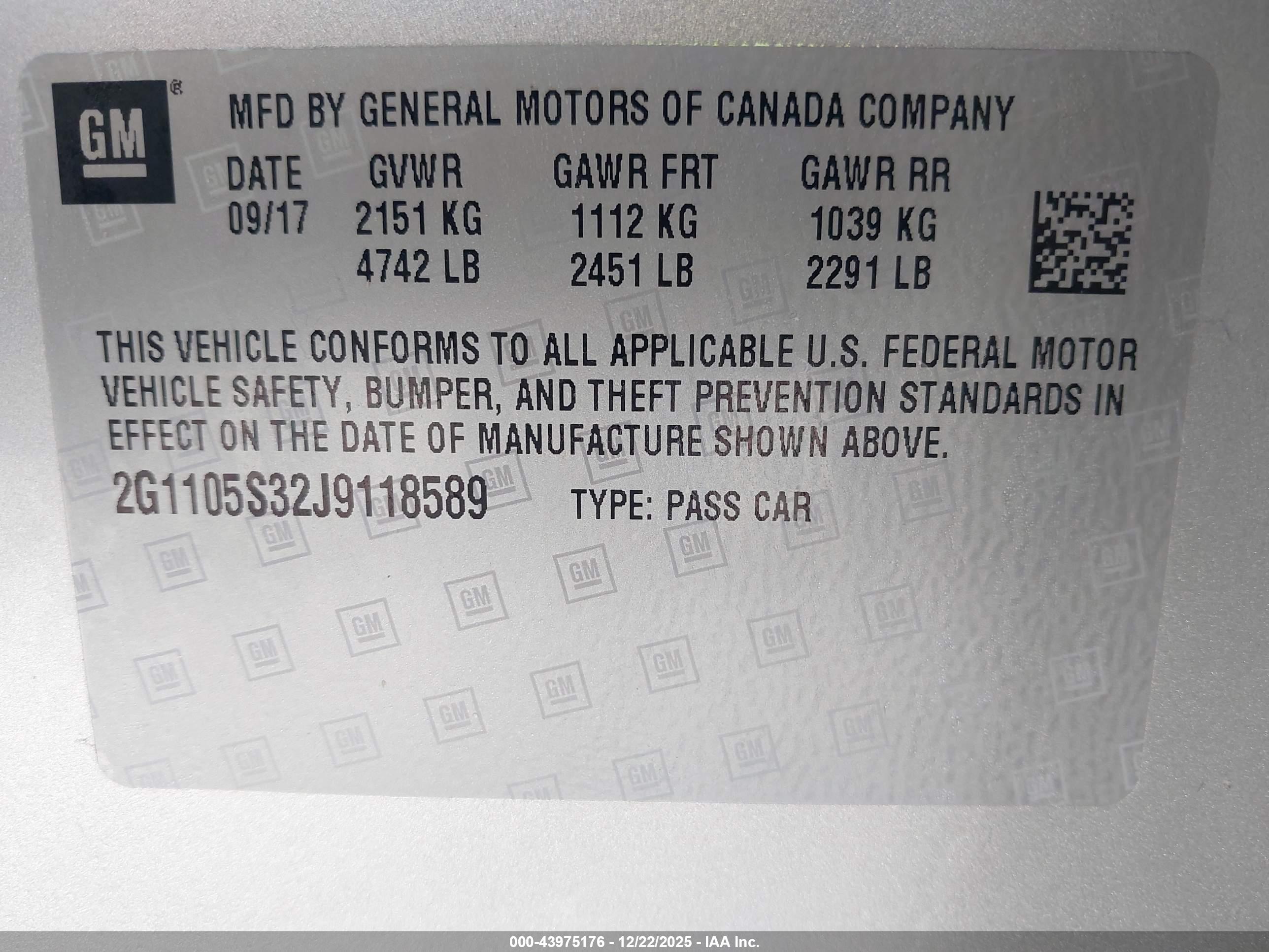 CHEVROLET IMPALA image 9