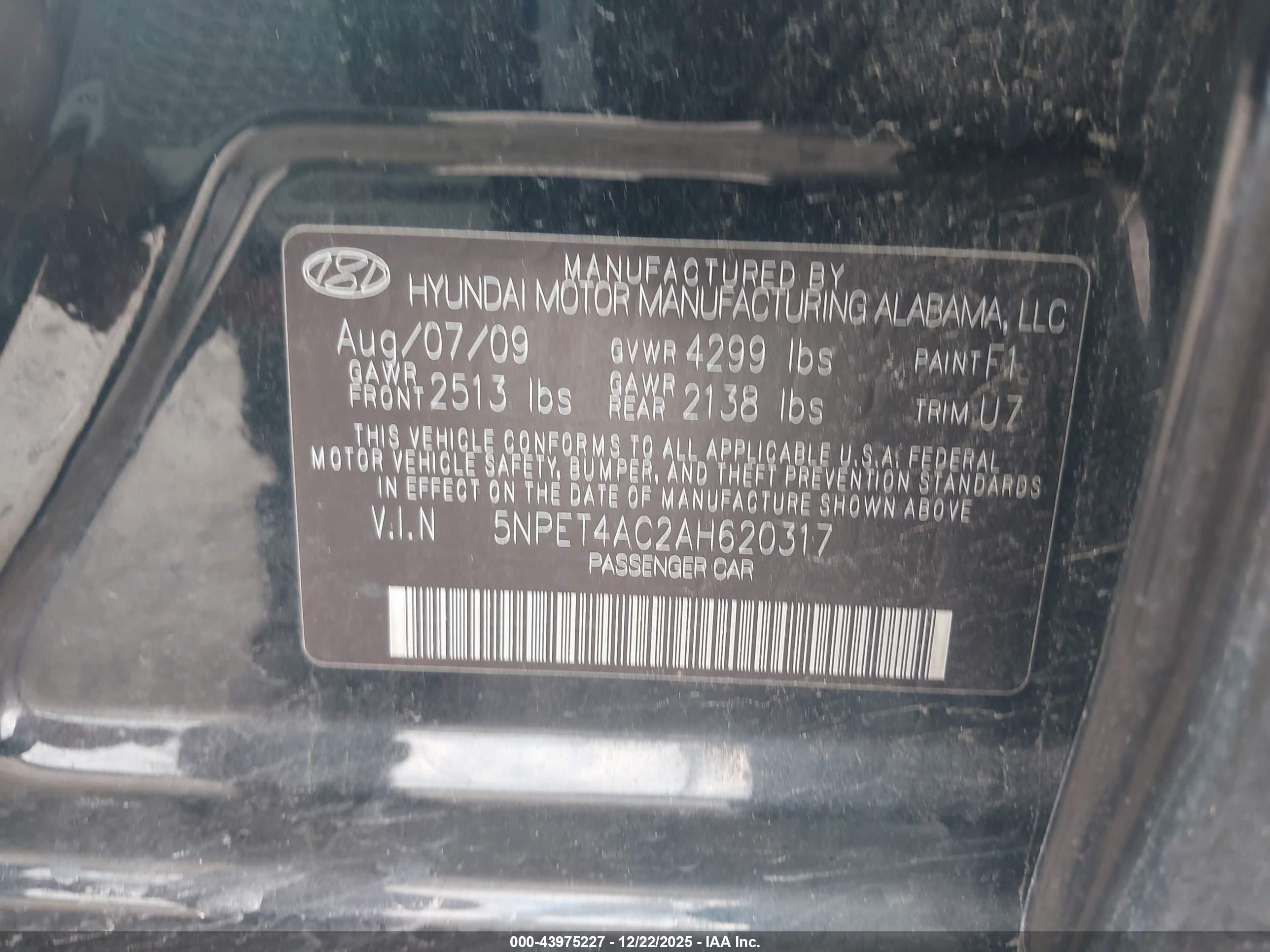 HYUNDAI SONATA image 9