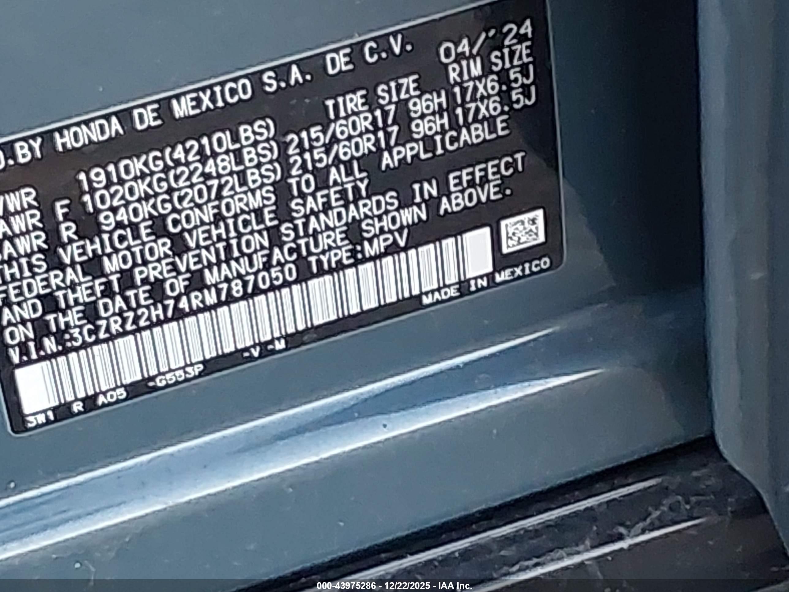 HONDA HR-V image 9