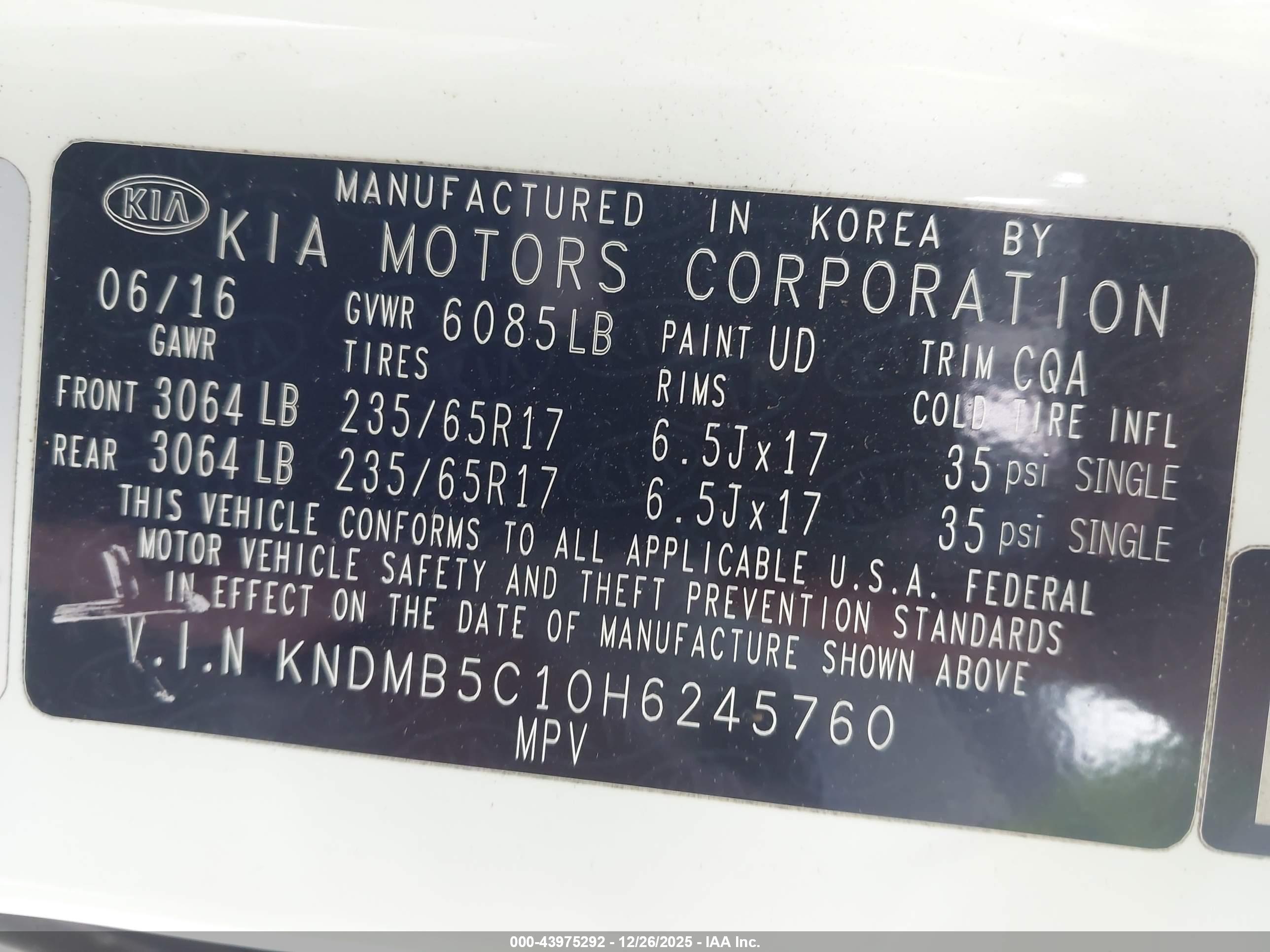 KIA SEDONA image 9