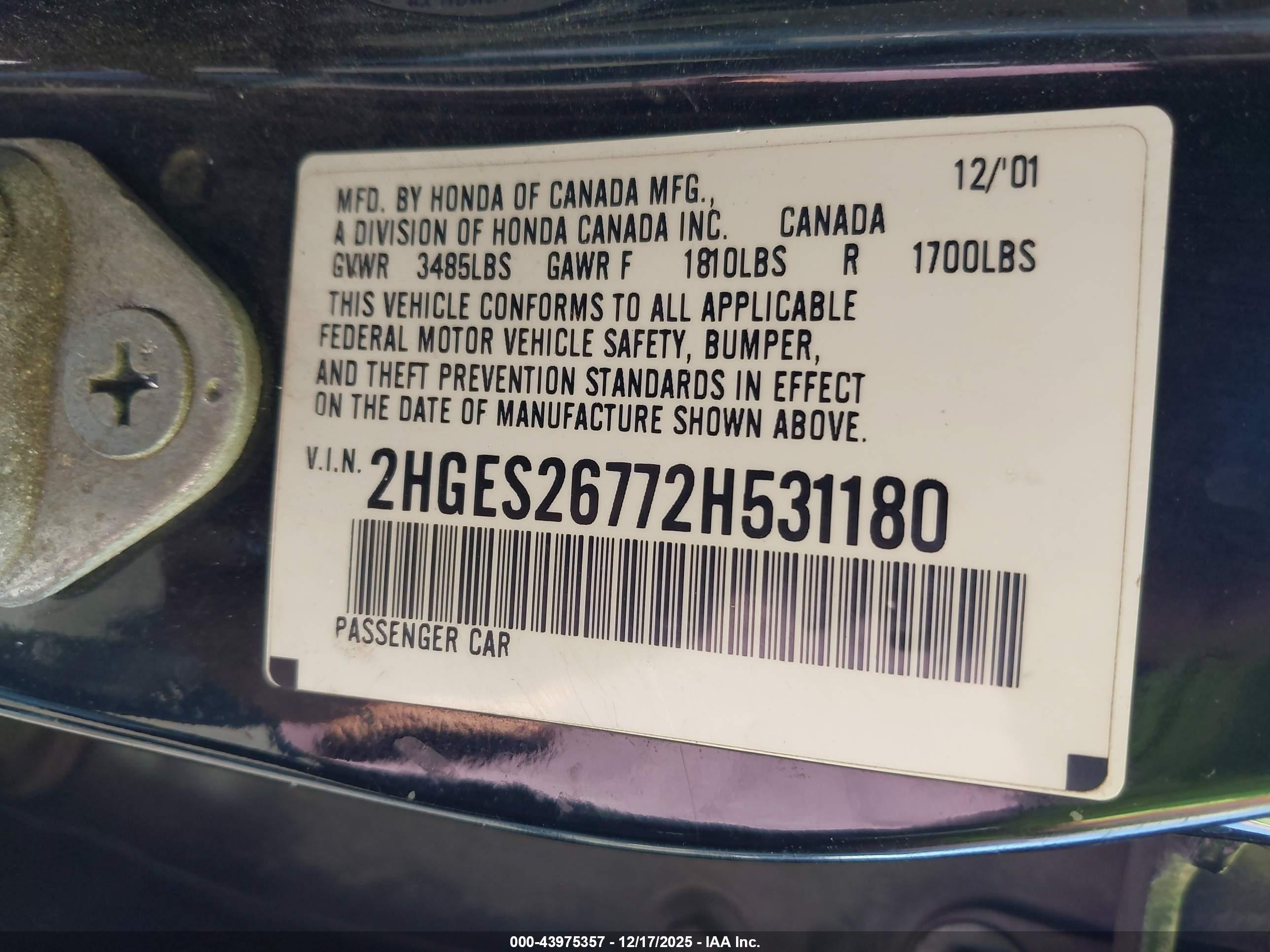 HONDA CIVIC image 9