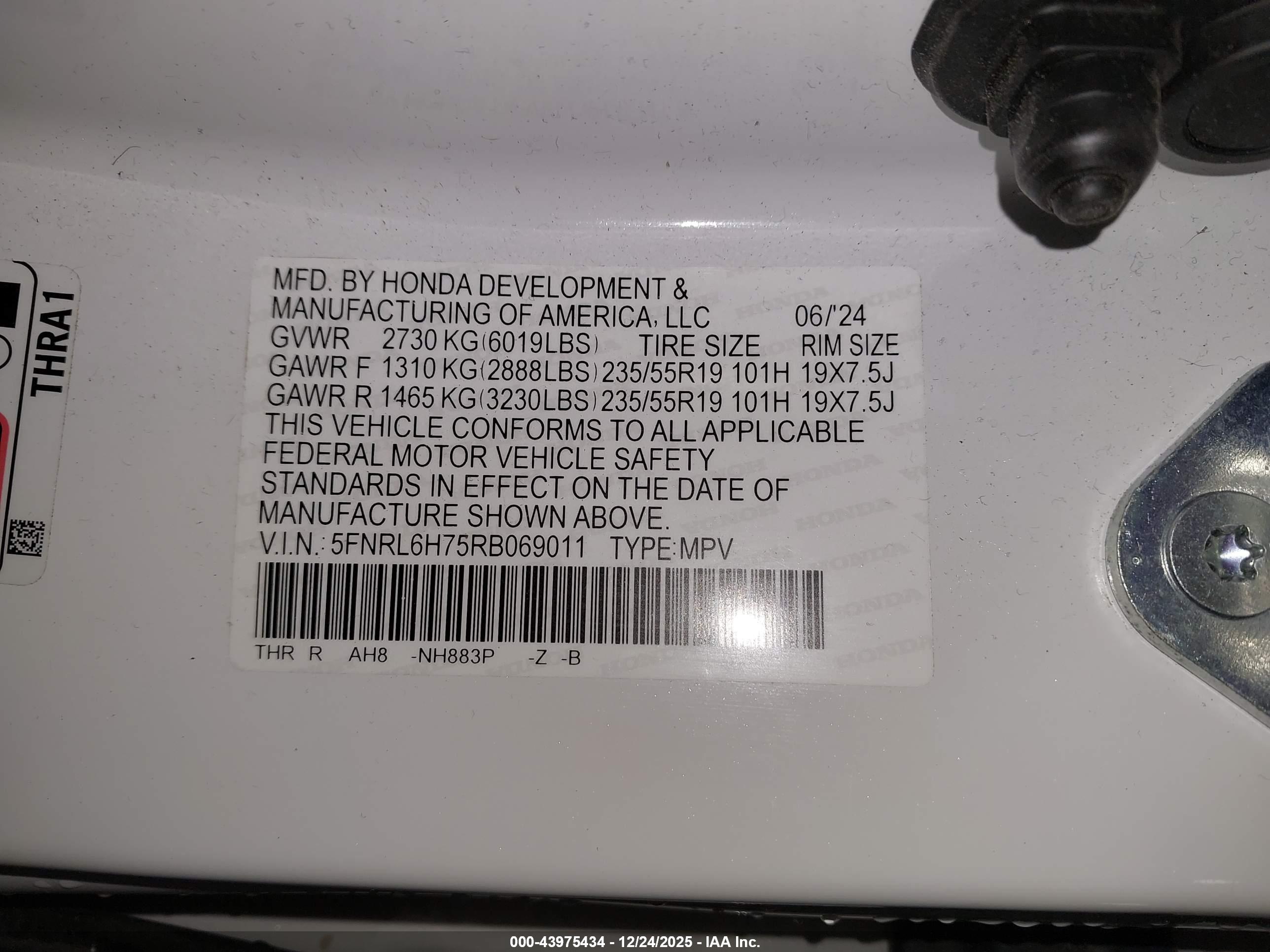 HONDA ODYSSEY image 9