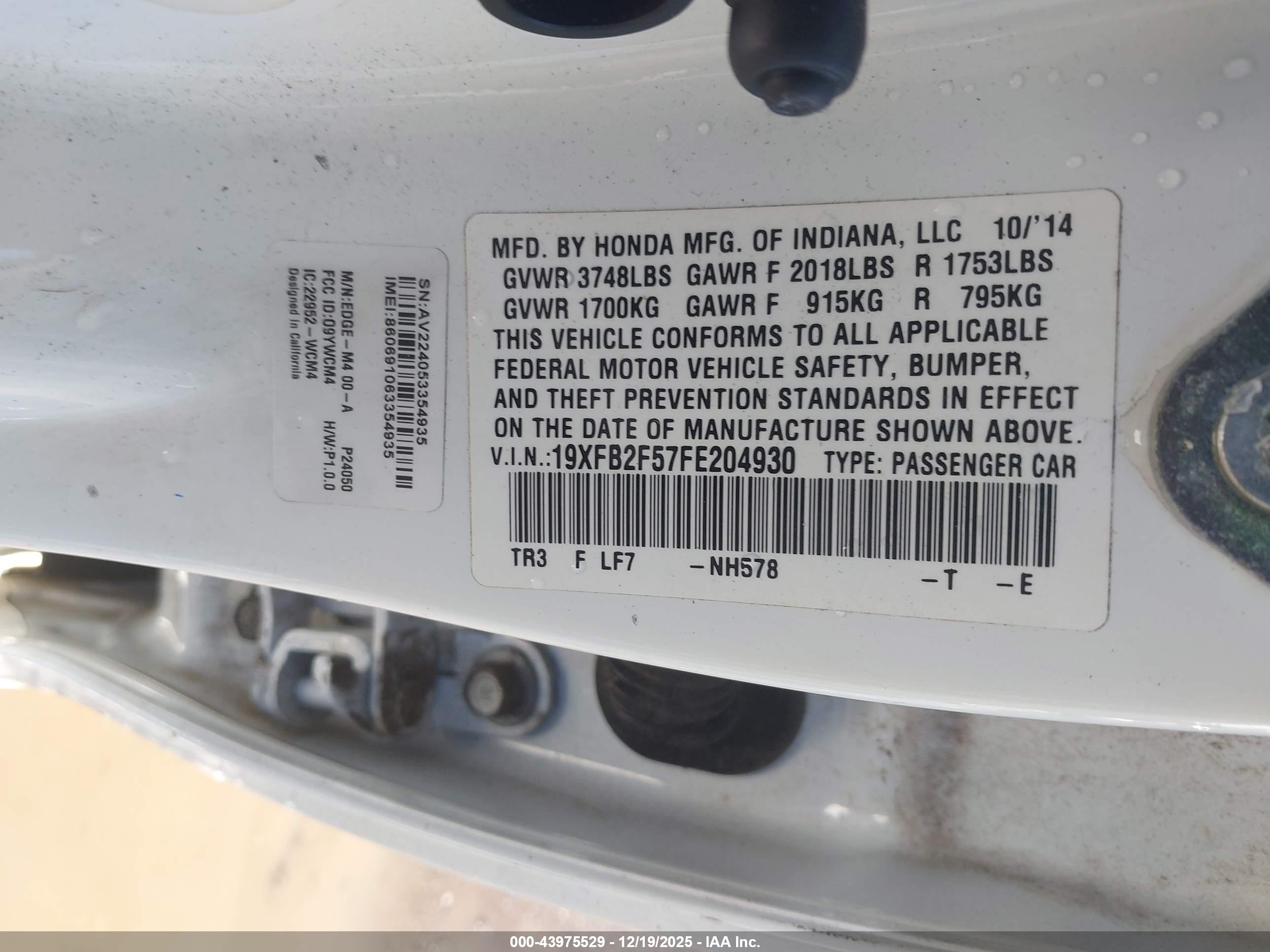 HONDA CIVIC image 9