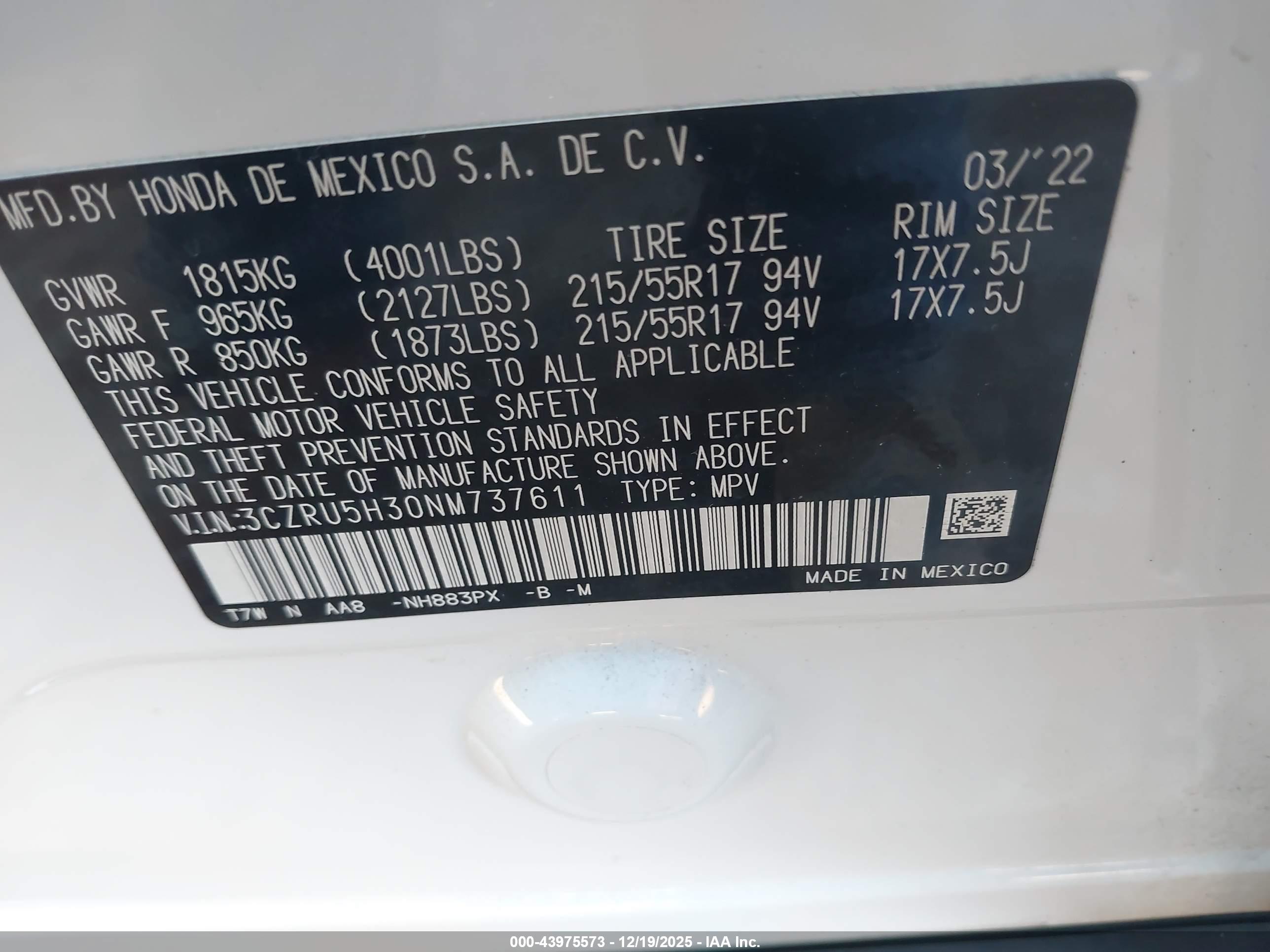 HONDA HR-V image 9