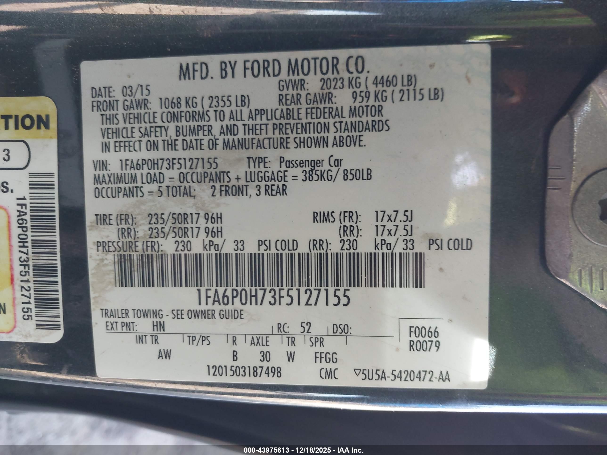 FORD FUSION image 9