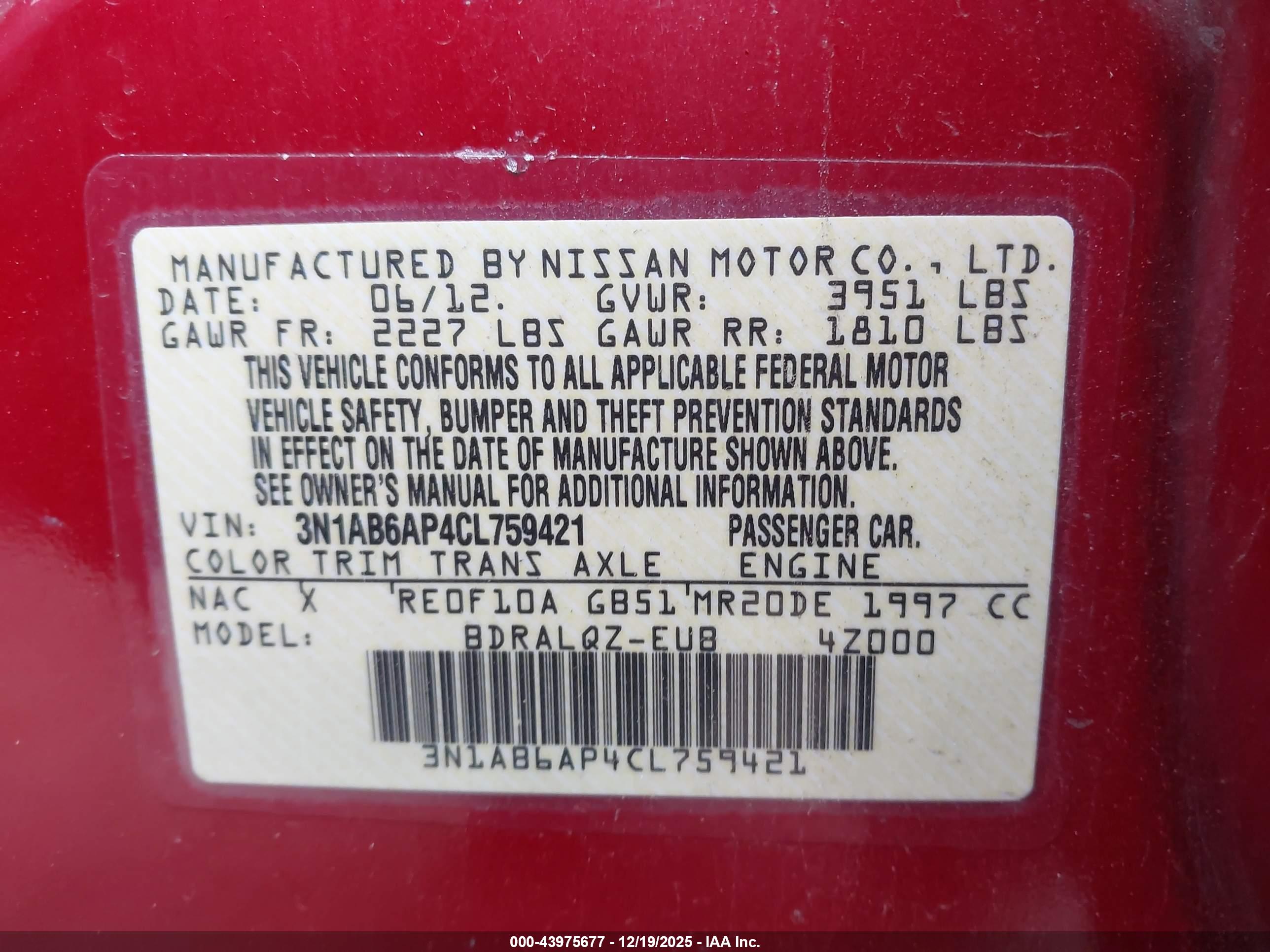 NISSAN SENTRA image 9