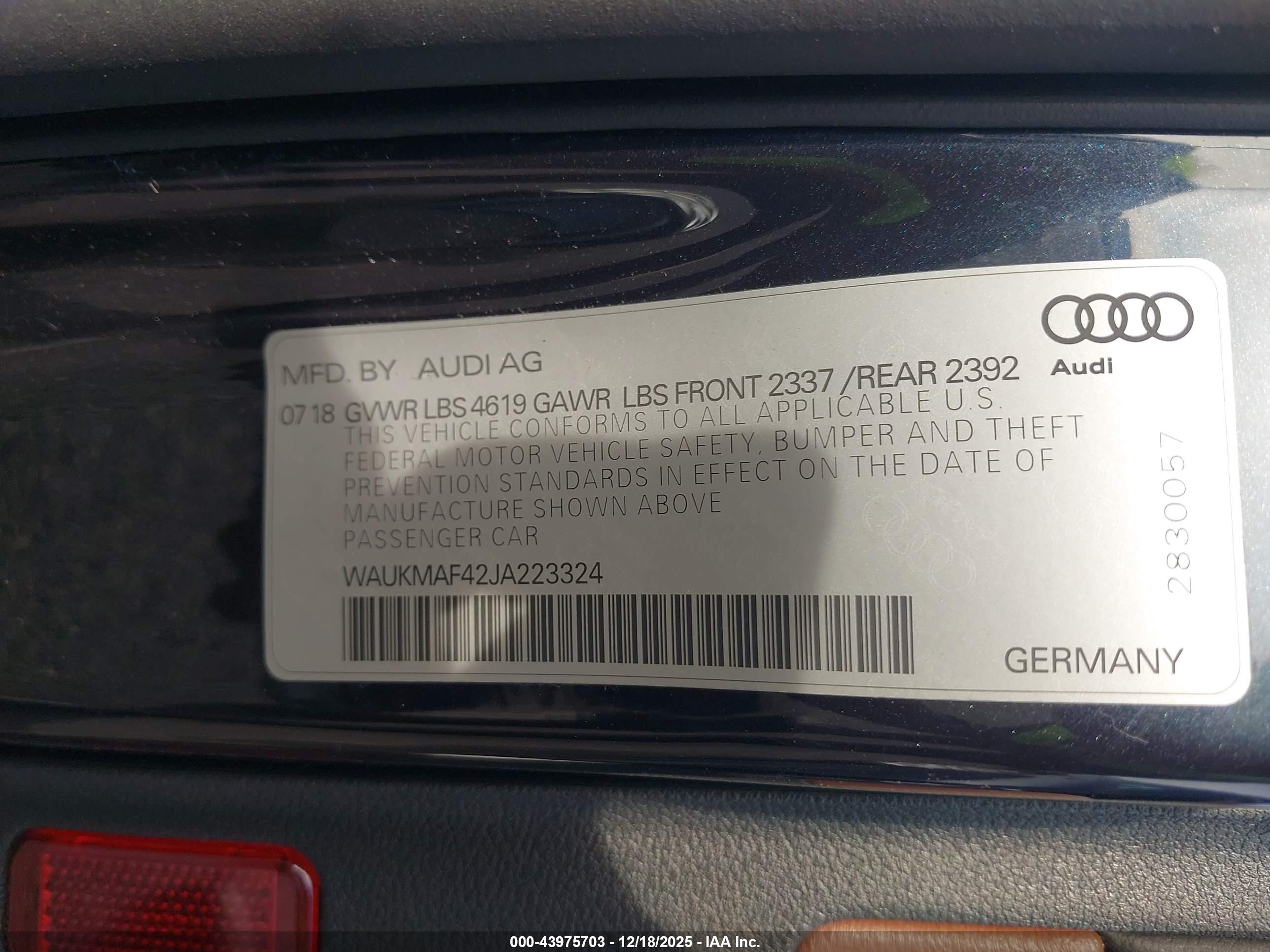 AUDI A4 image 9