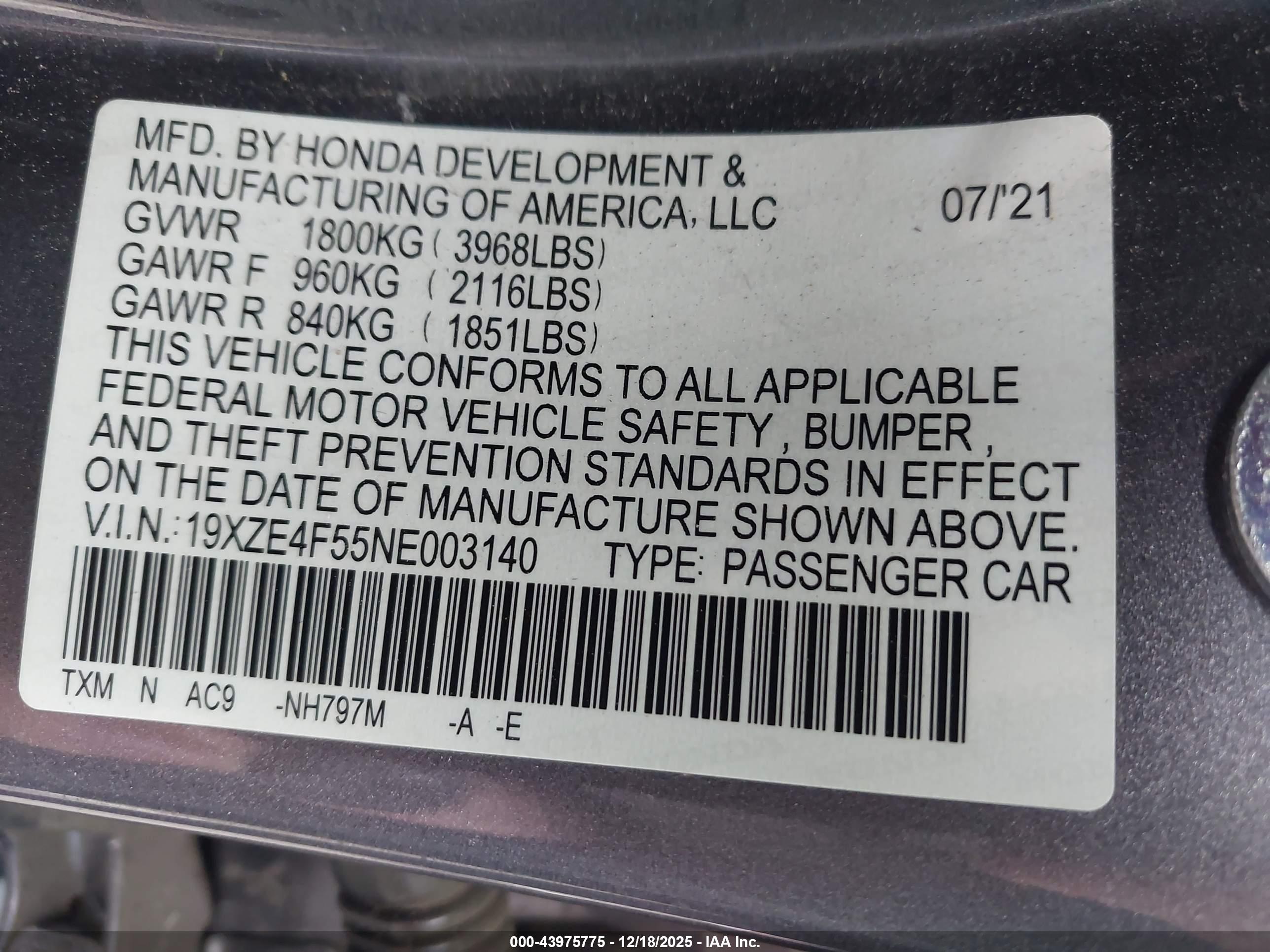 HONDA INSIGHT image 9