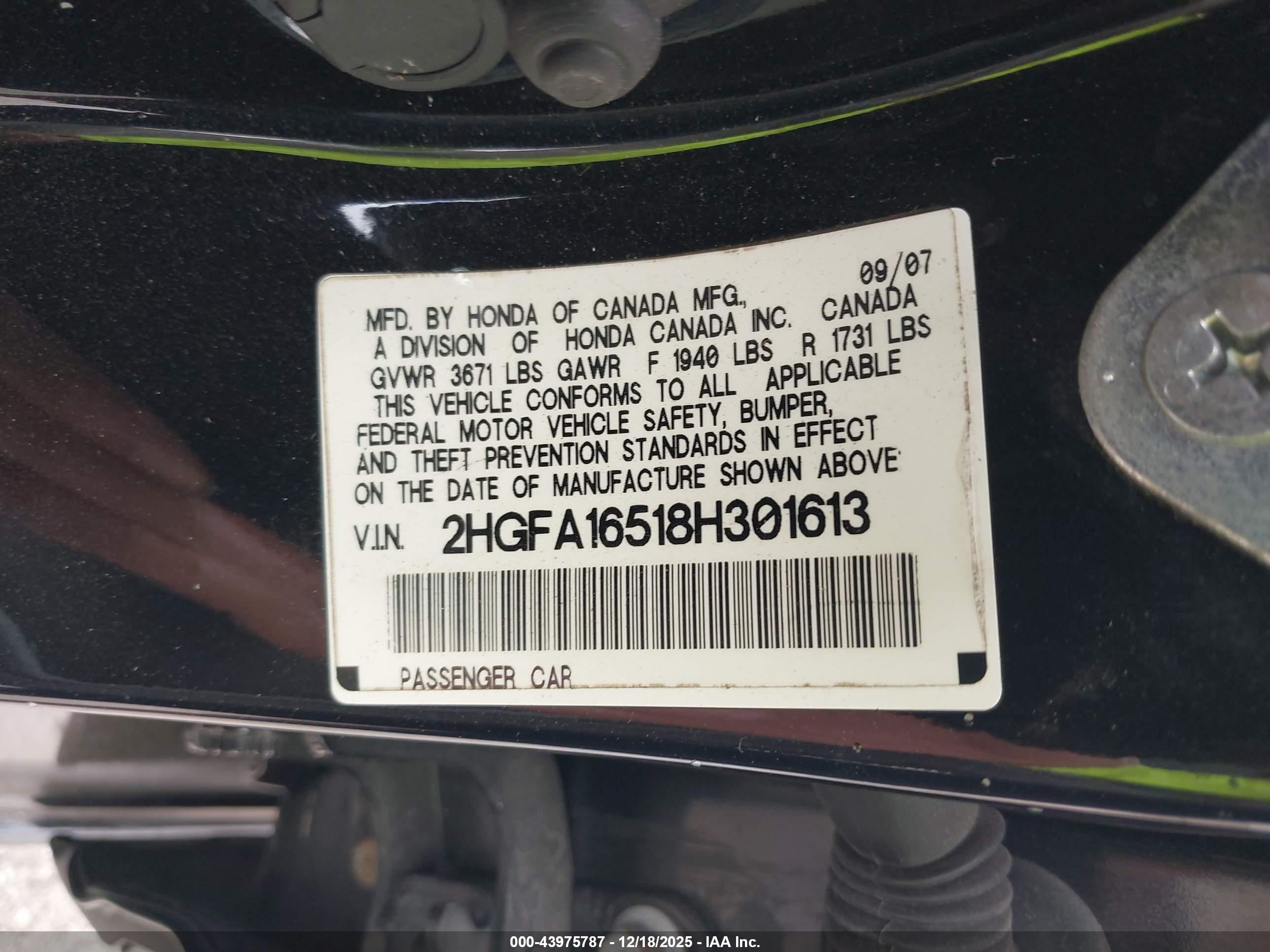 HONDA CIVIC image 9
