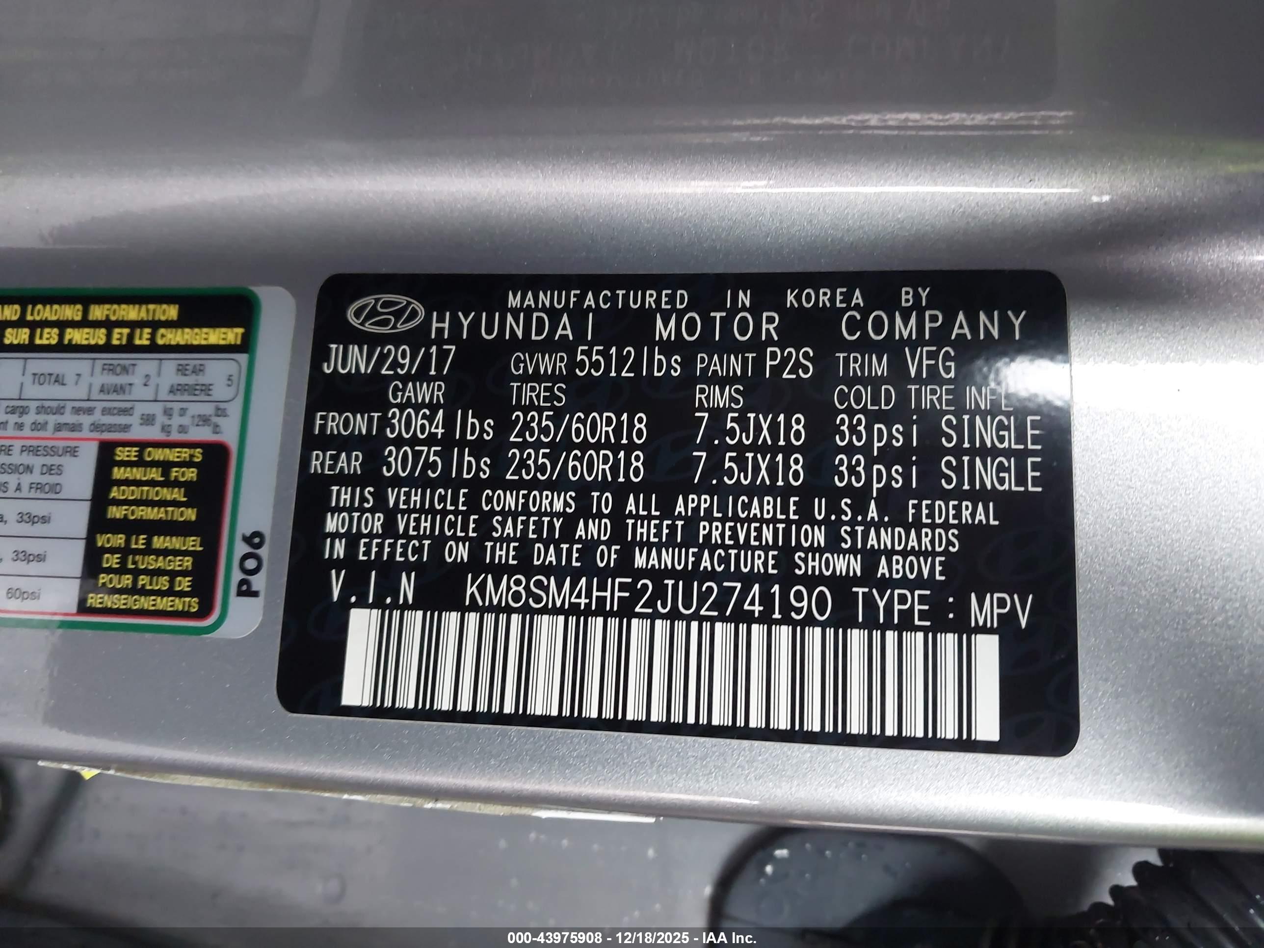 HYUNDAI SANTA image 9