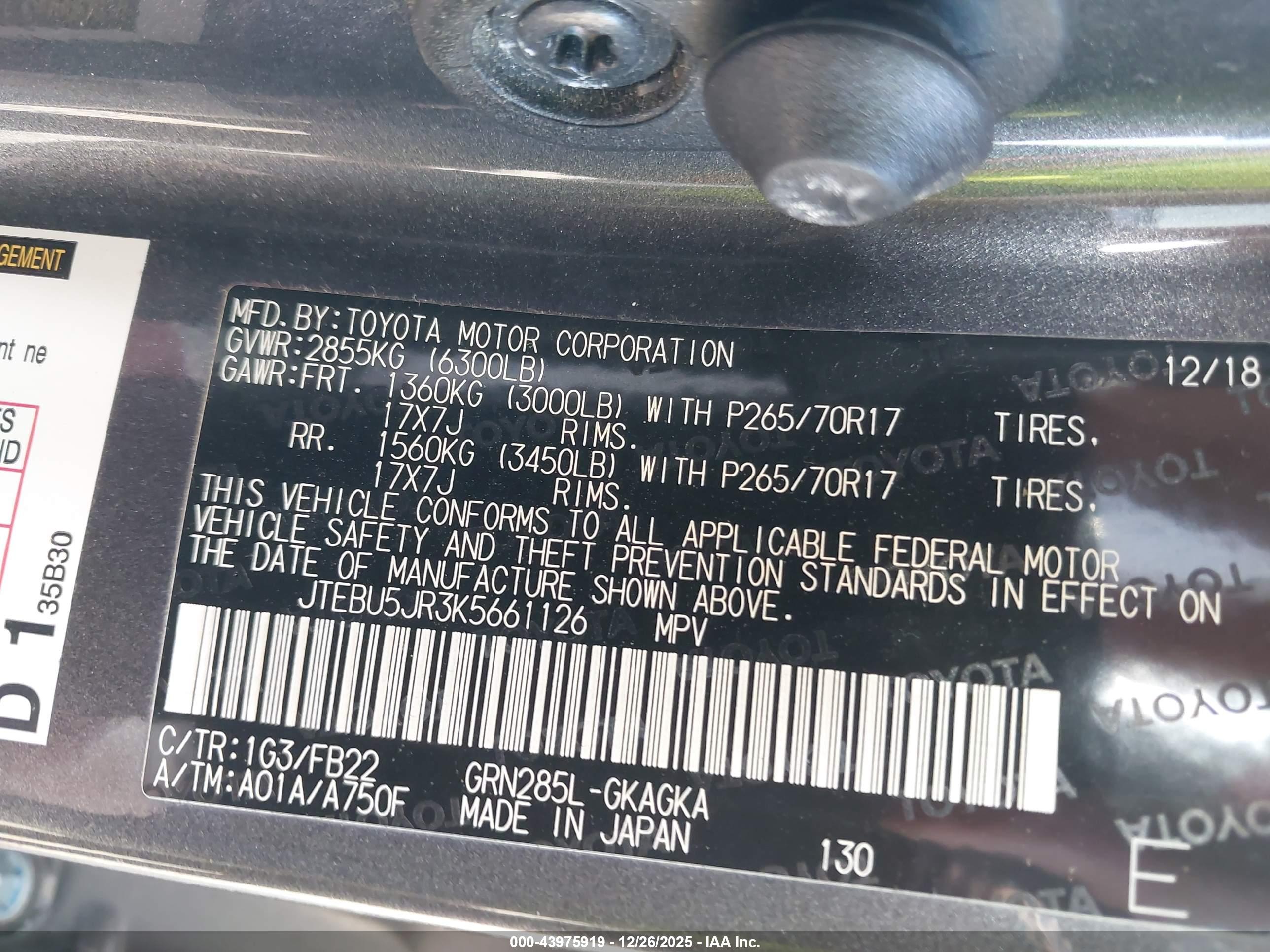 TOYOTA 4RUNNER image 9