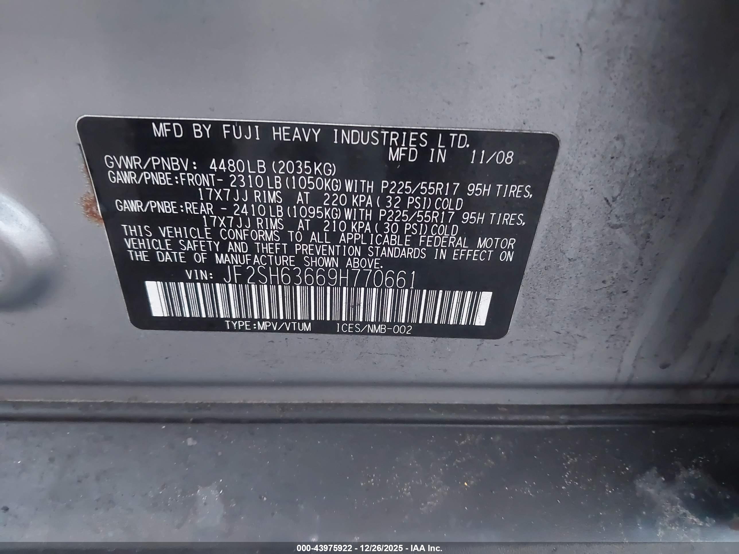 SUBARU FORESTER image 9