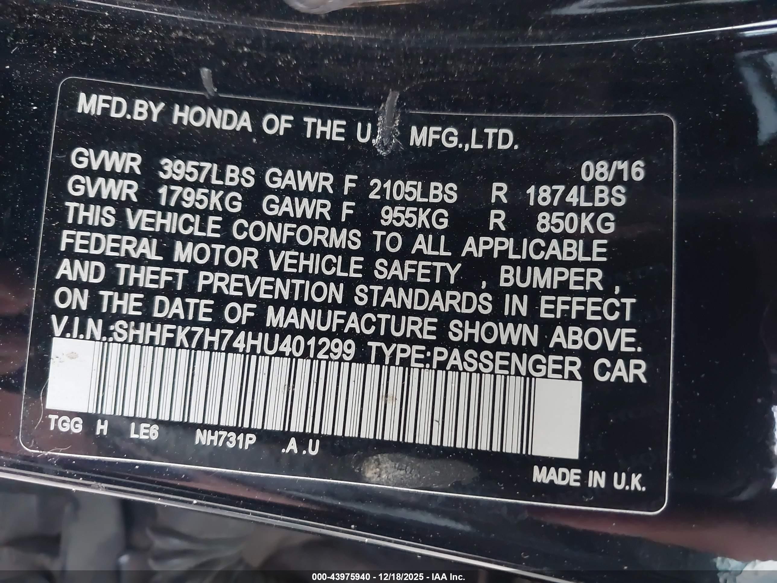 HONDA CIVIC image 9