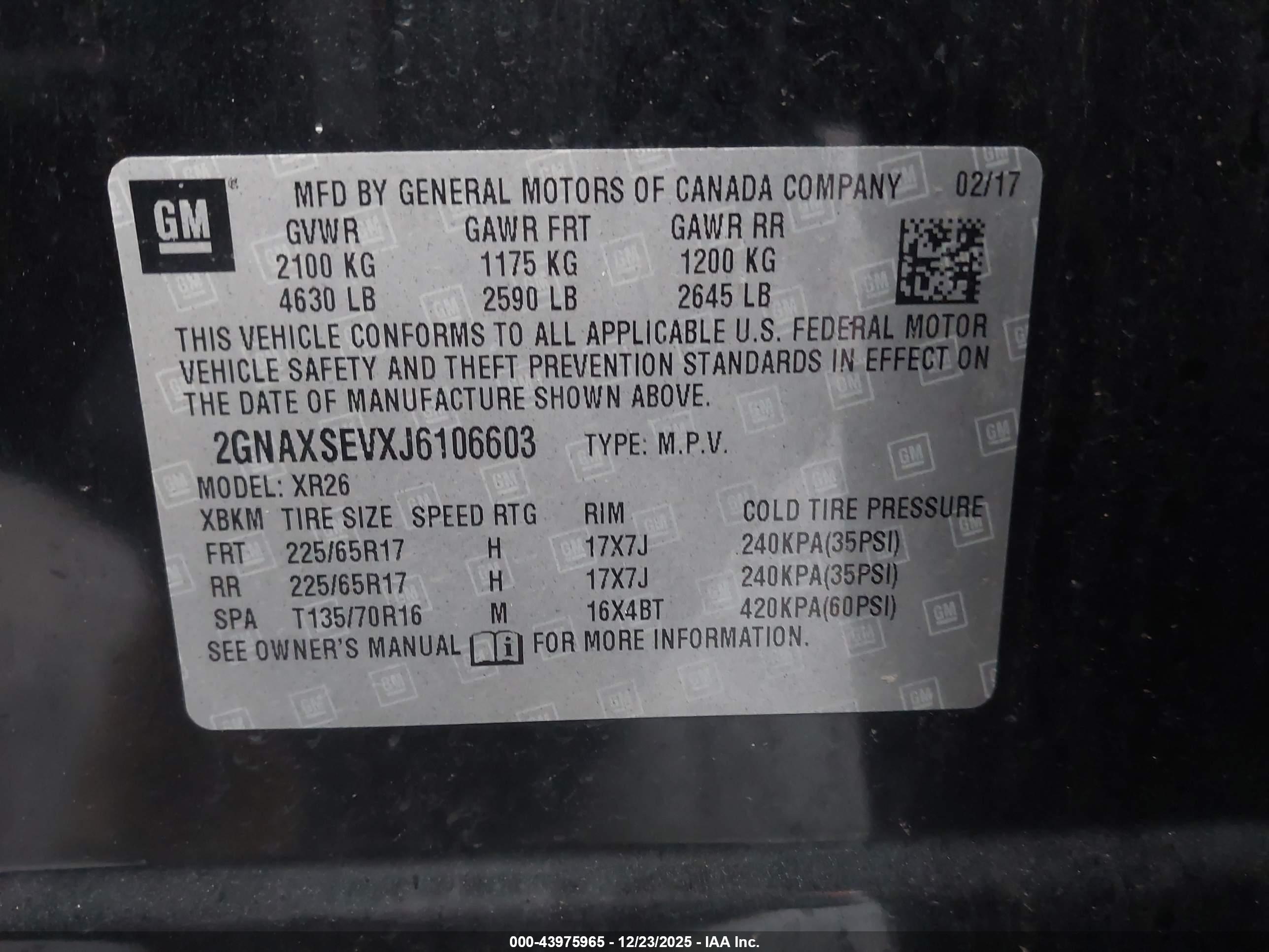 CHEVROLET EQUINOX image 9