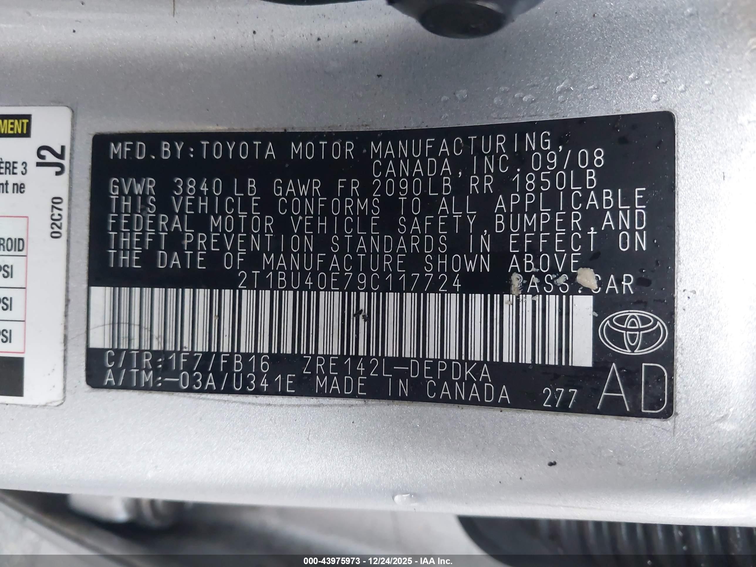 TOYOTA COROLLA image 9