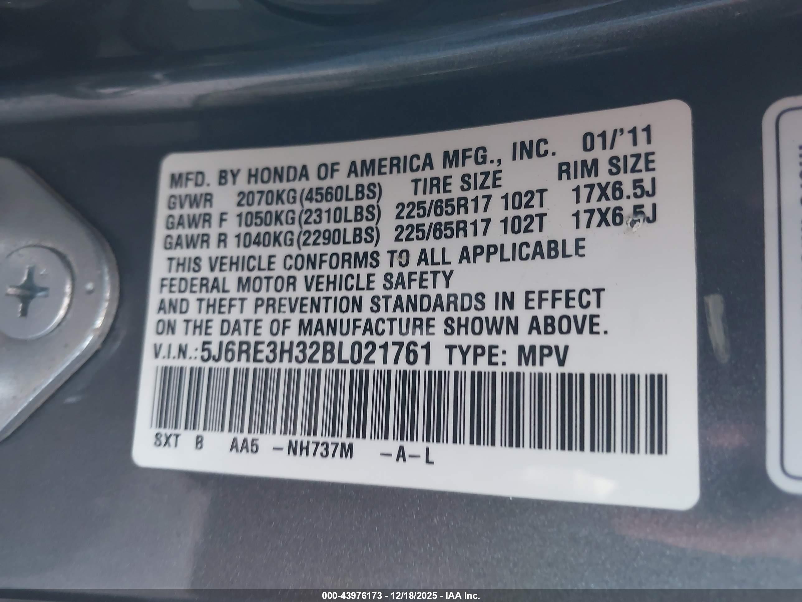 HONDA CR-V image 9