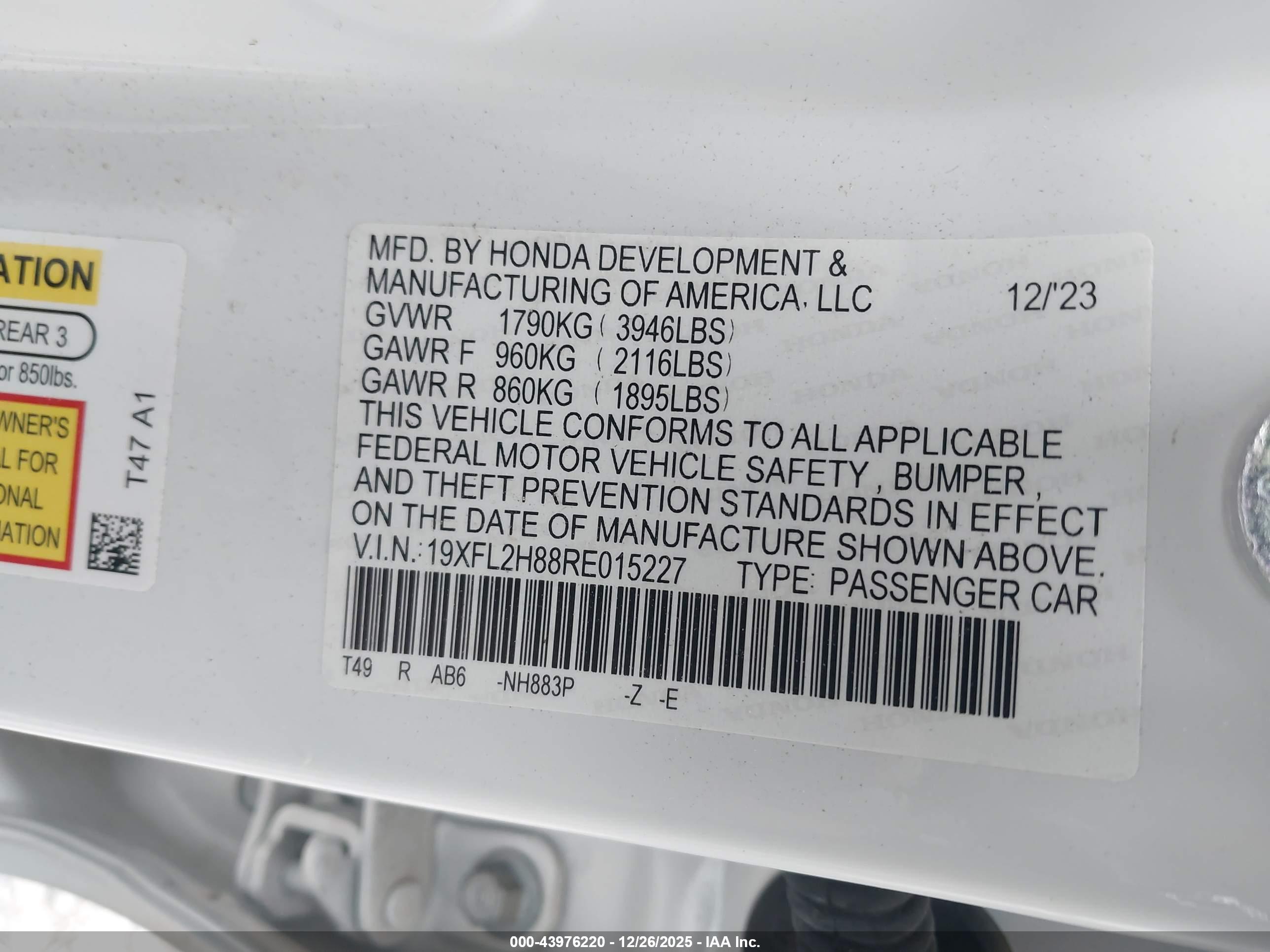 HONDA CIVIC image 9