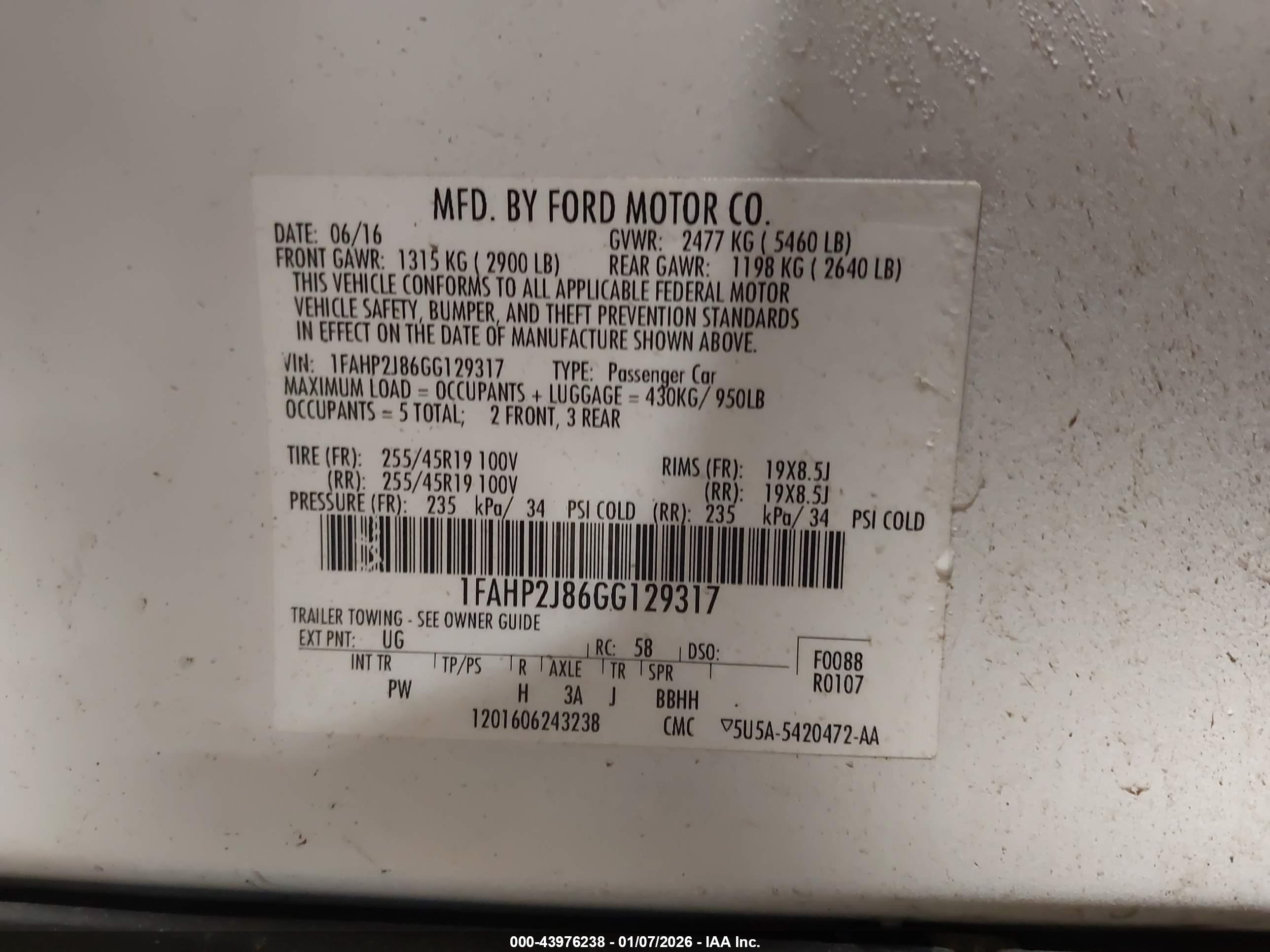 FORD TAURUS image 9