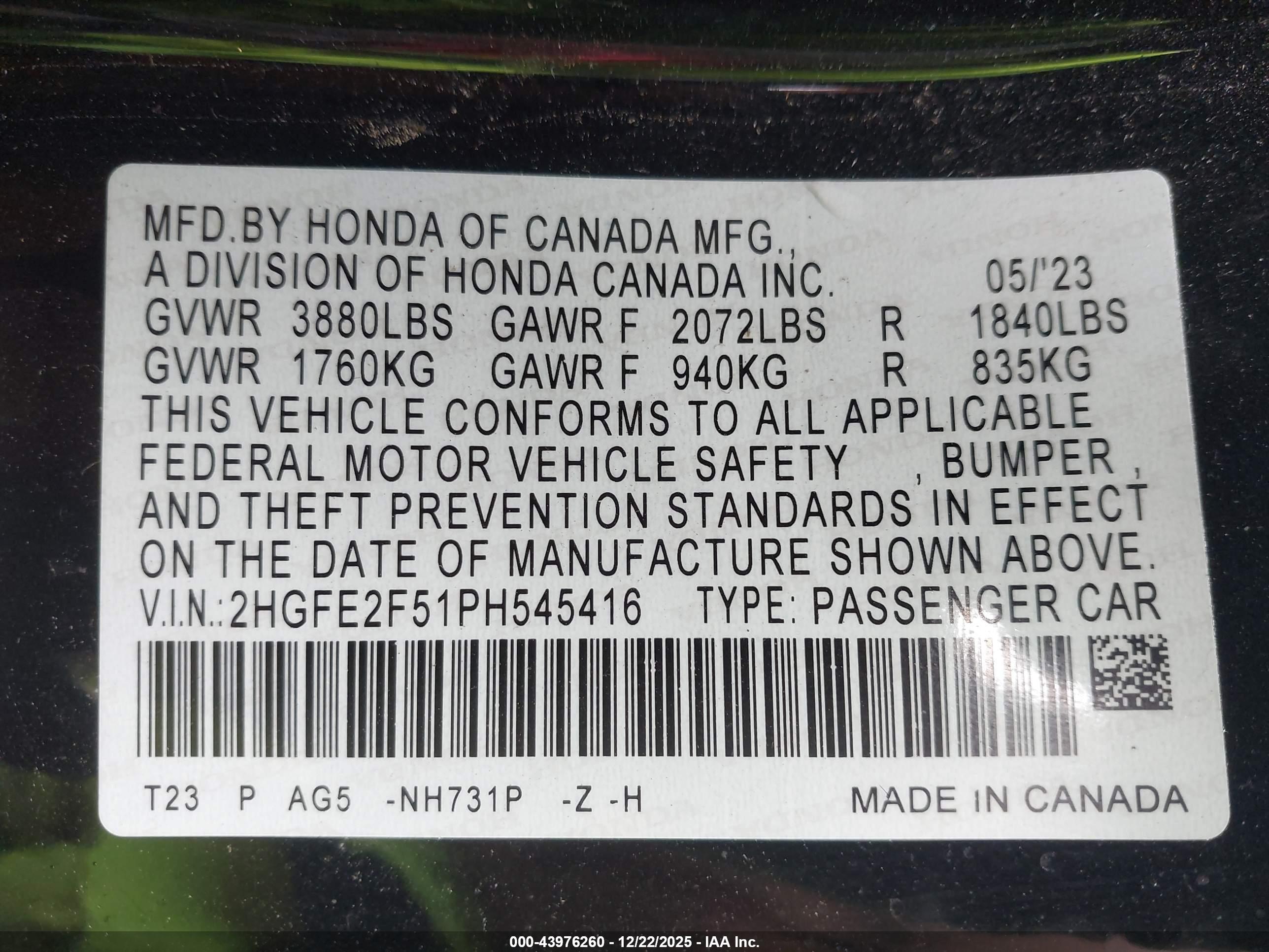 HONDA CIVIC image 9