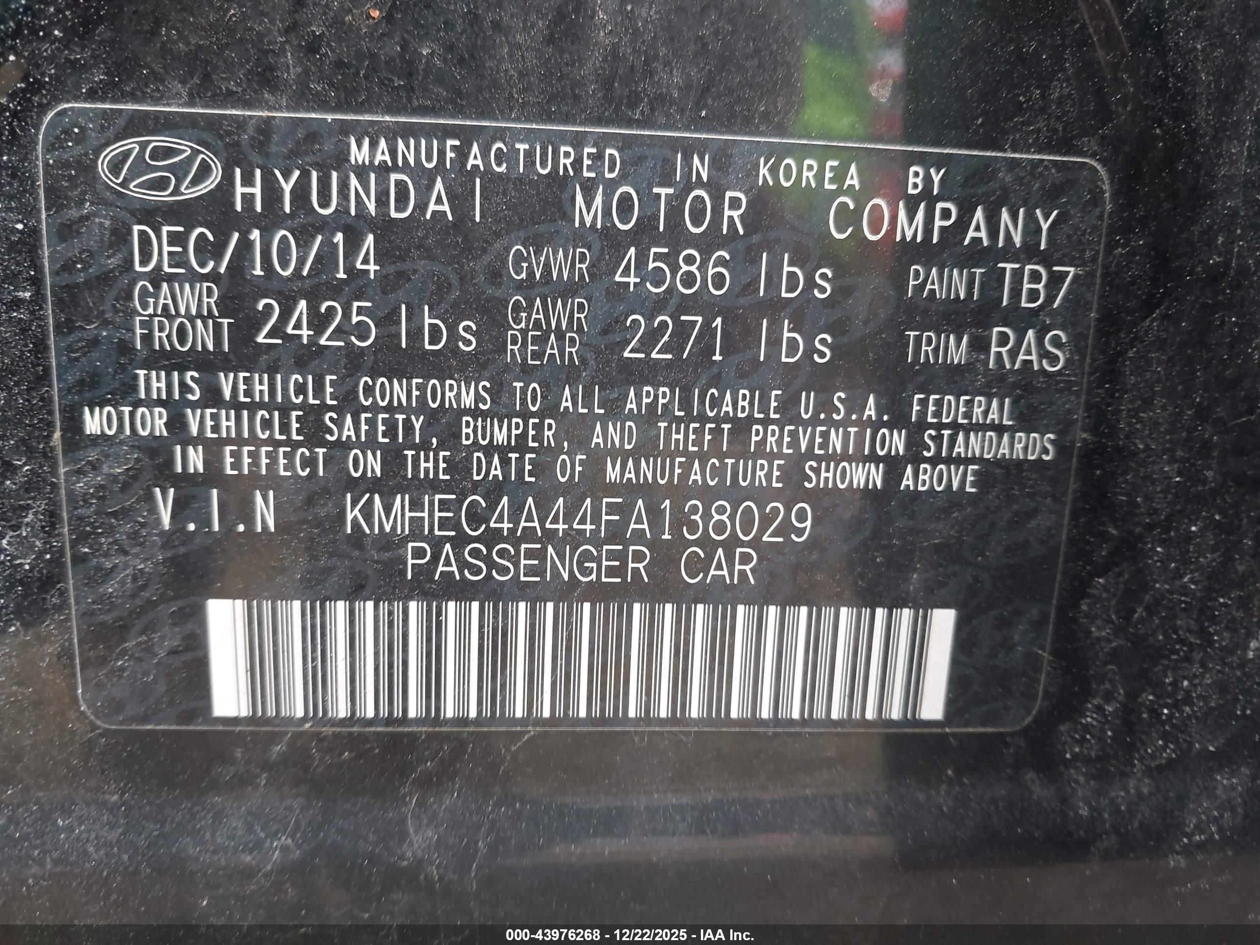 HYUNDAI SONATA image 9