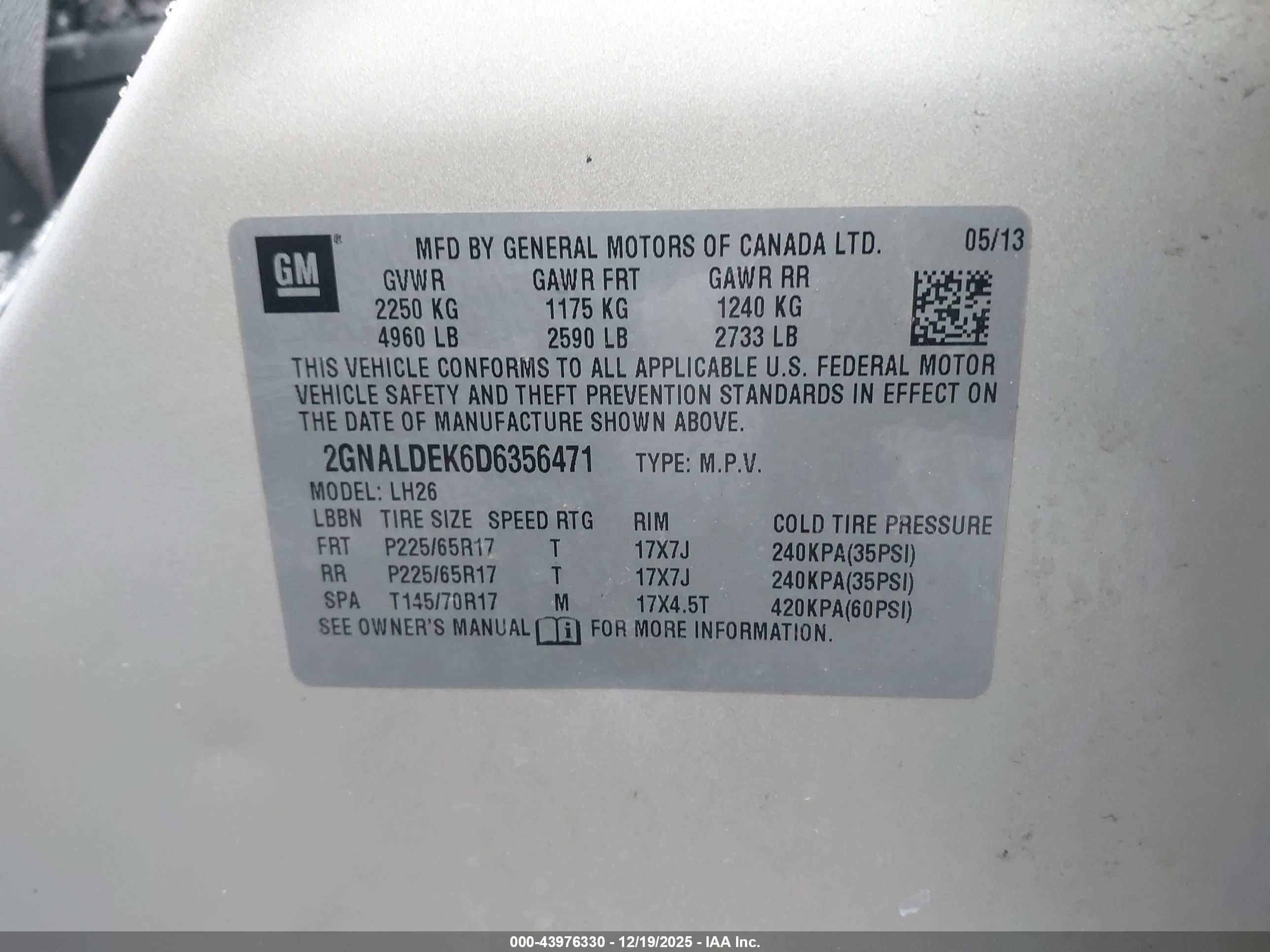 CHEVROLET EQUINOX image 9