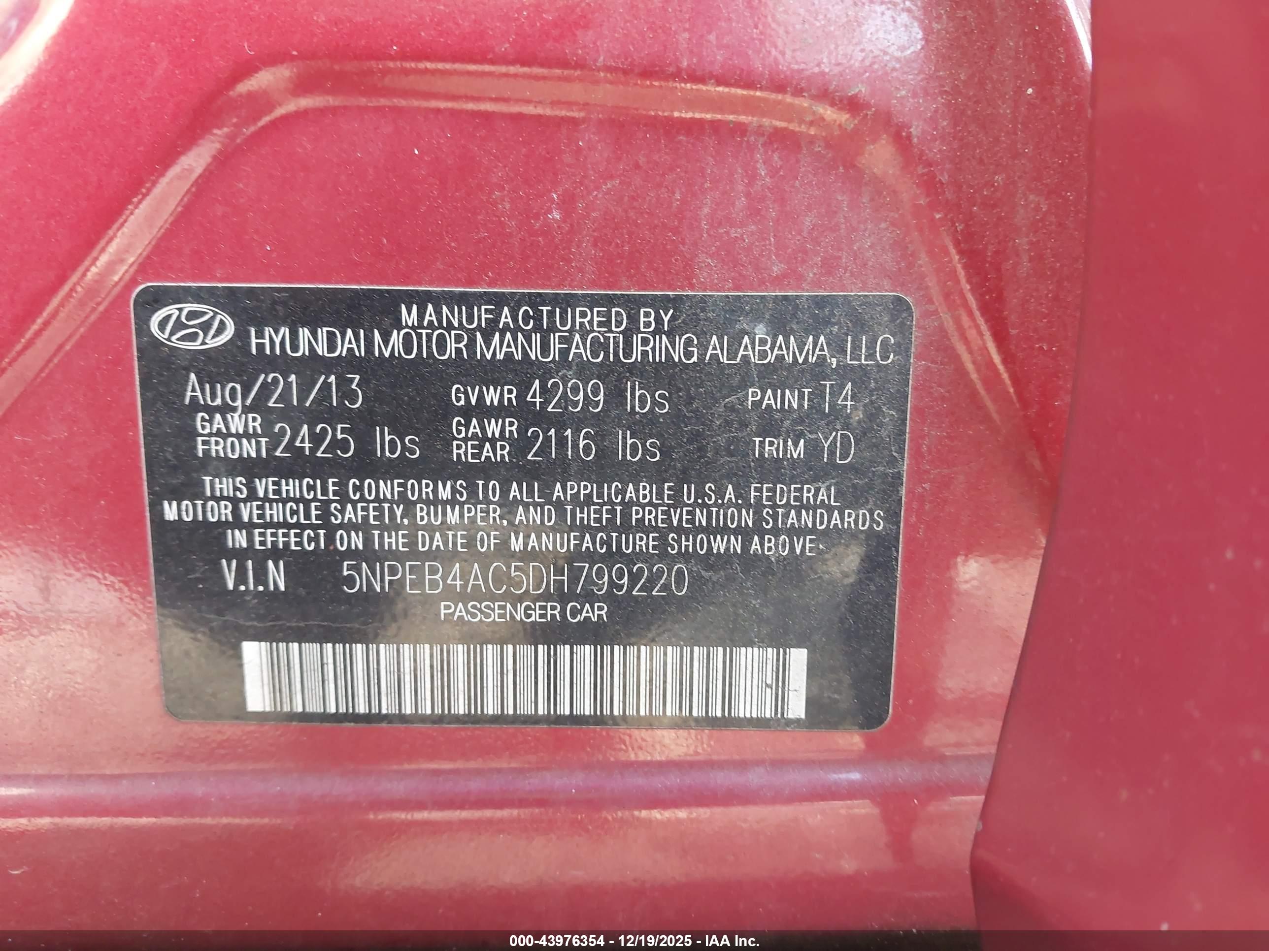 HYUNDAI SONATA image 9