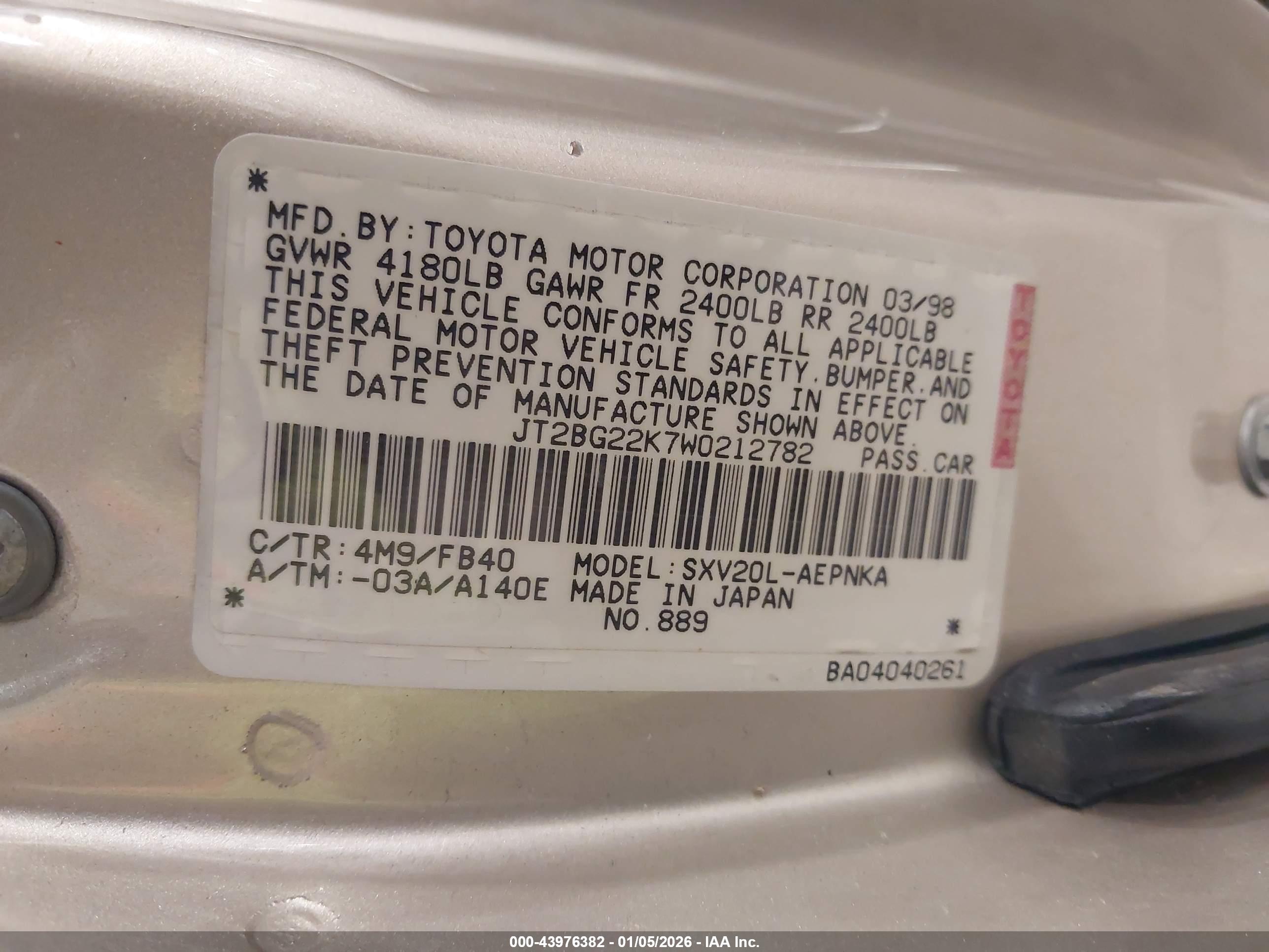 TOYOTA CAMRY image 9