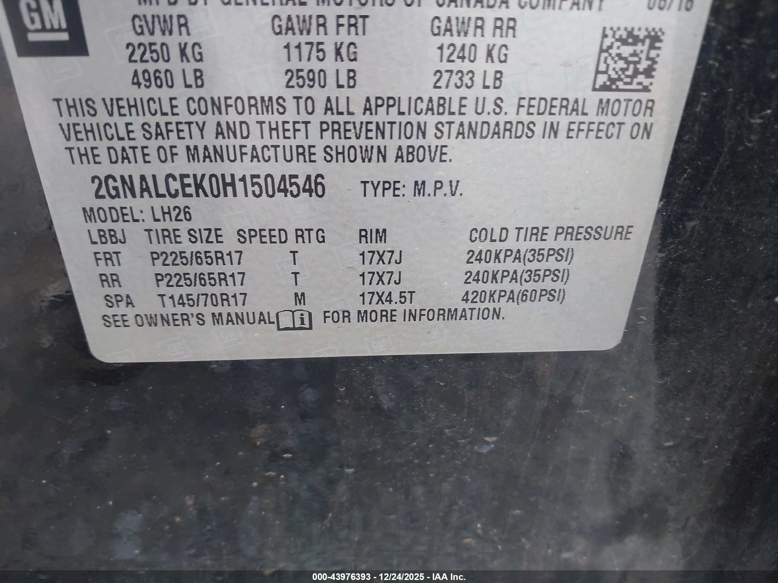 CHEVROLET EQUINOX image 9