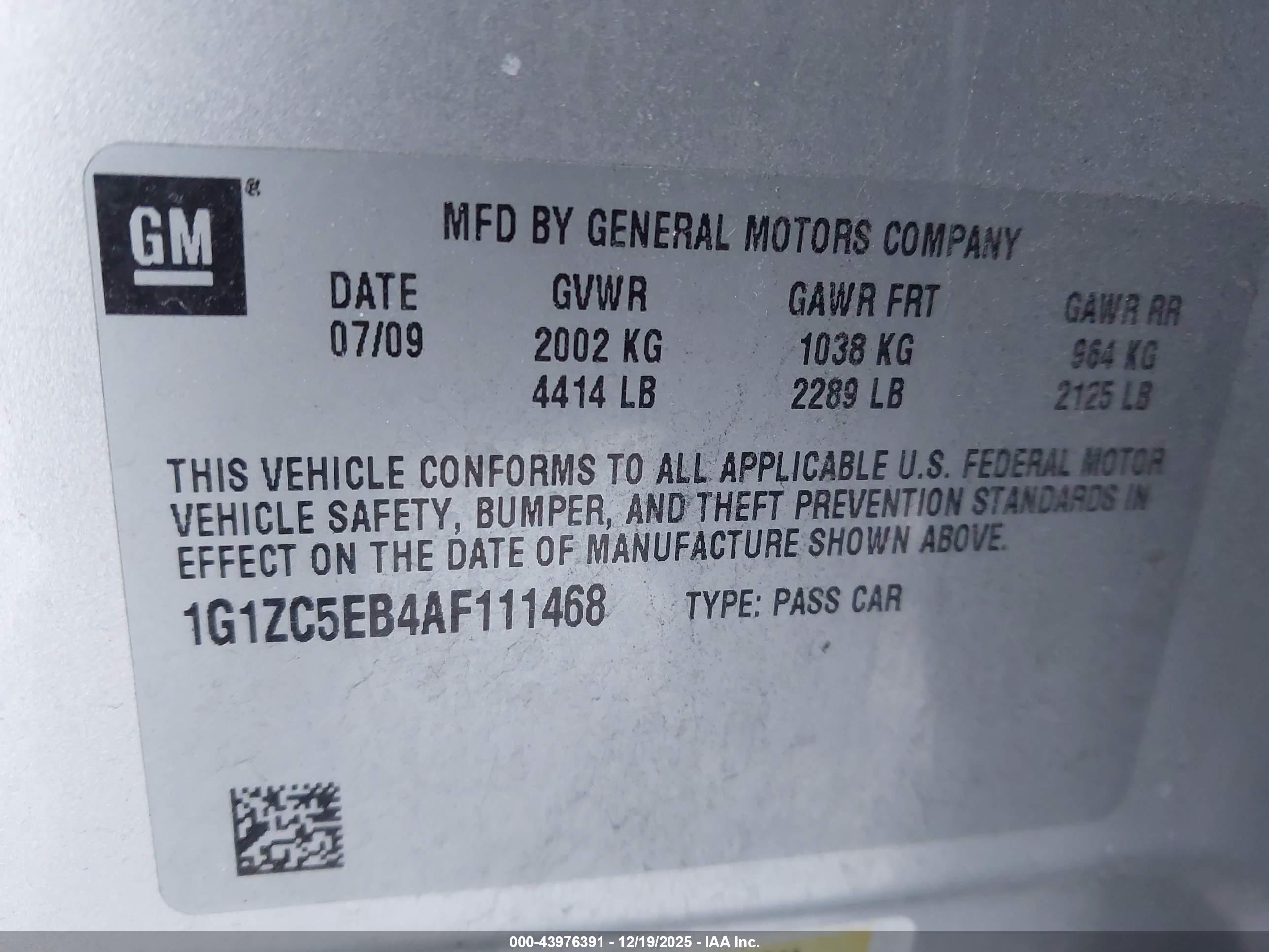 CHEVROLET MALIBU image 9