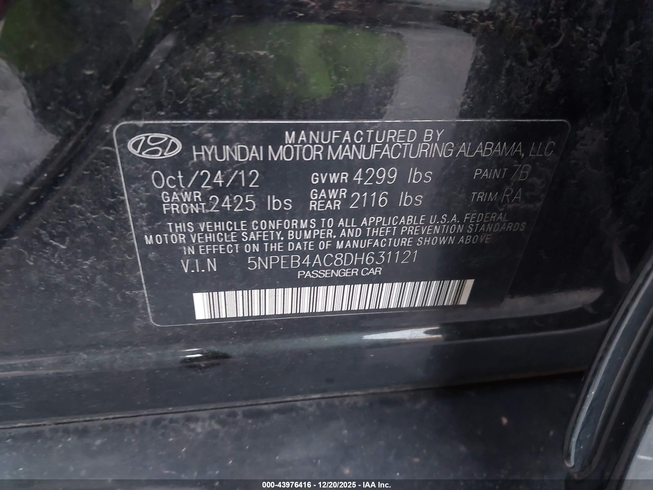 HYUNDAI SONATA image 9