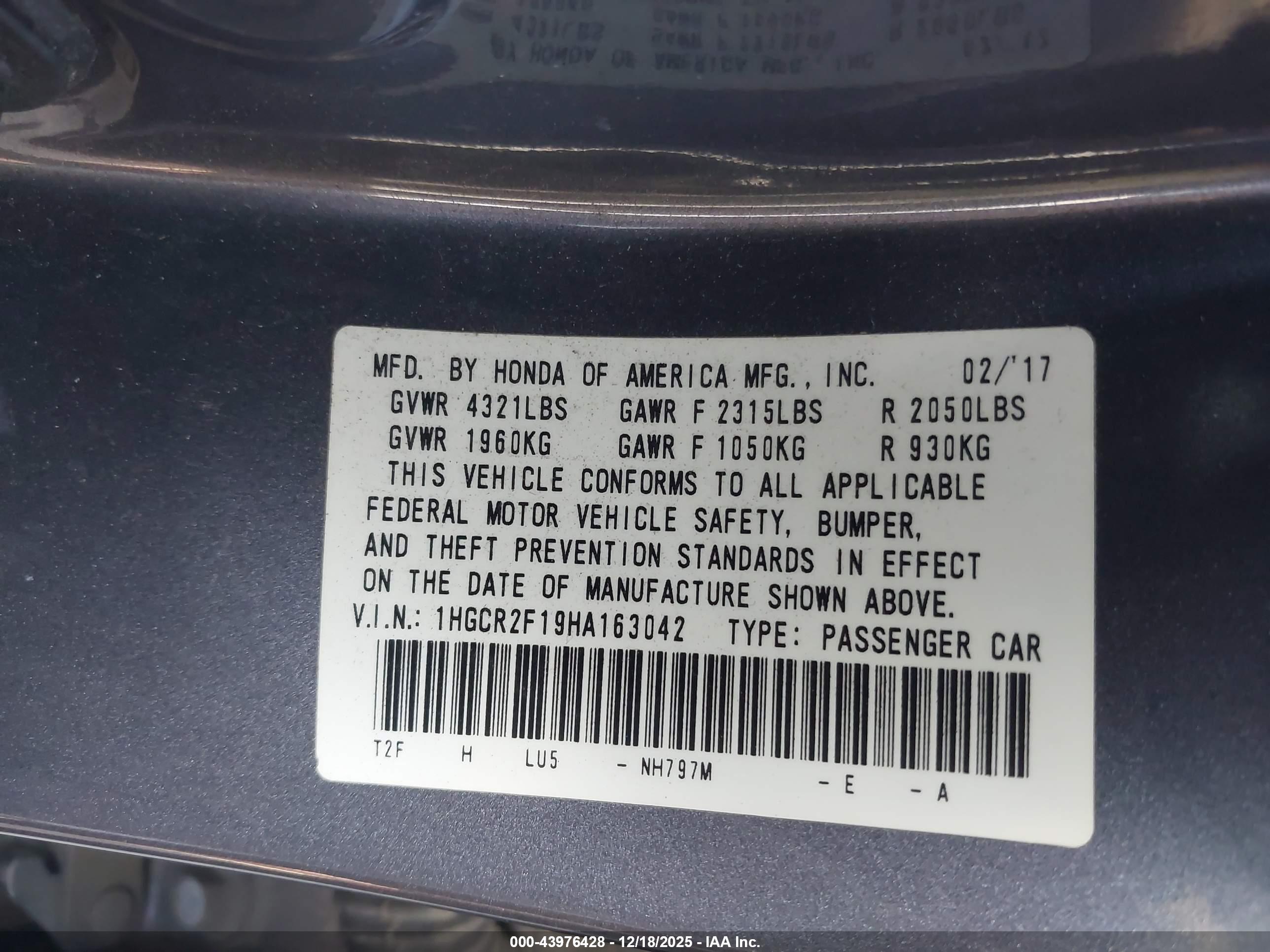 HONDA ACCORD image 9