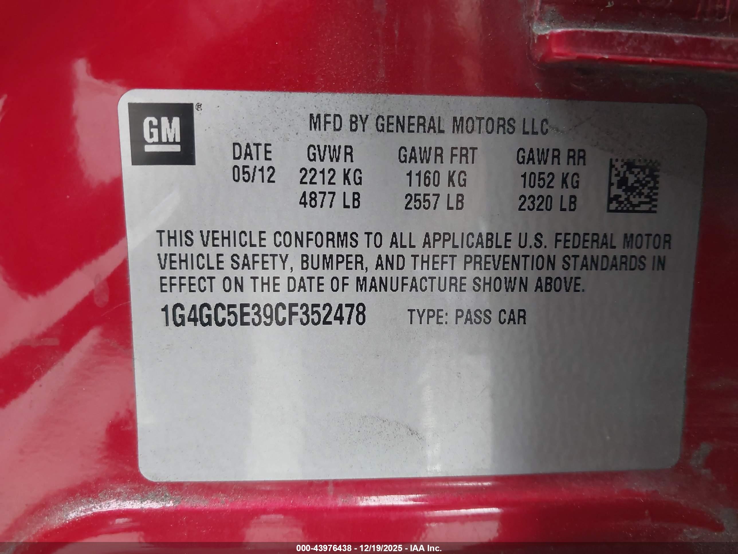 BUICK LACROSSE image 9